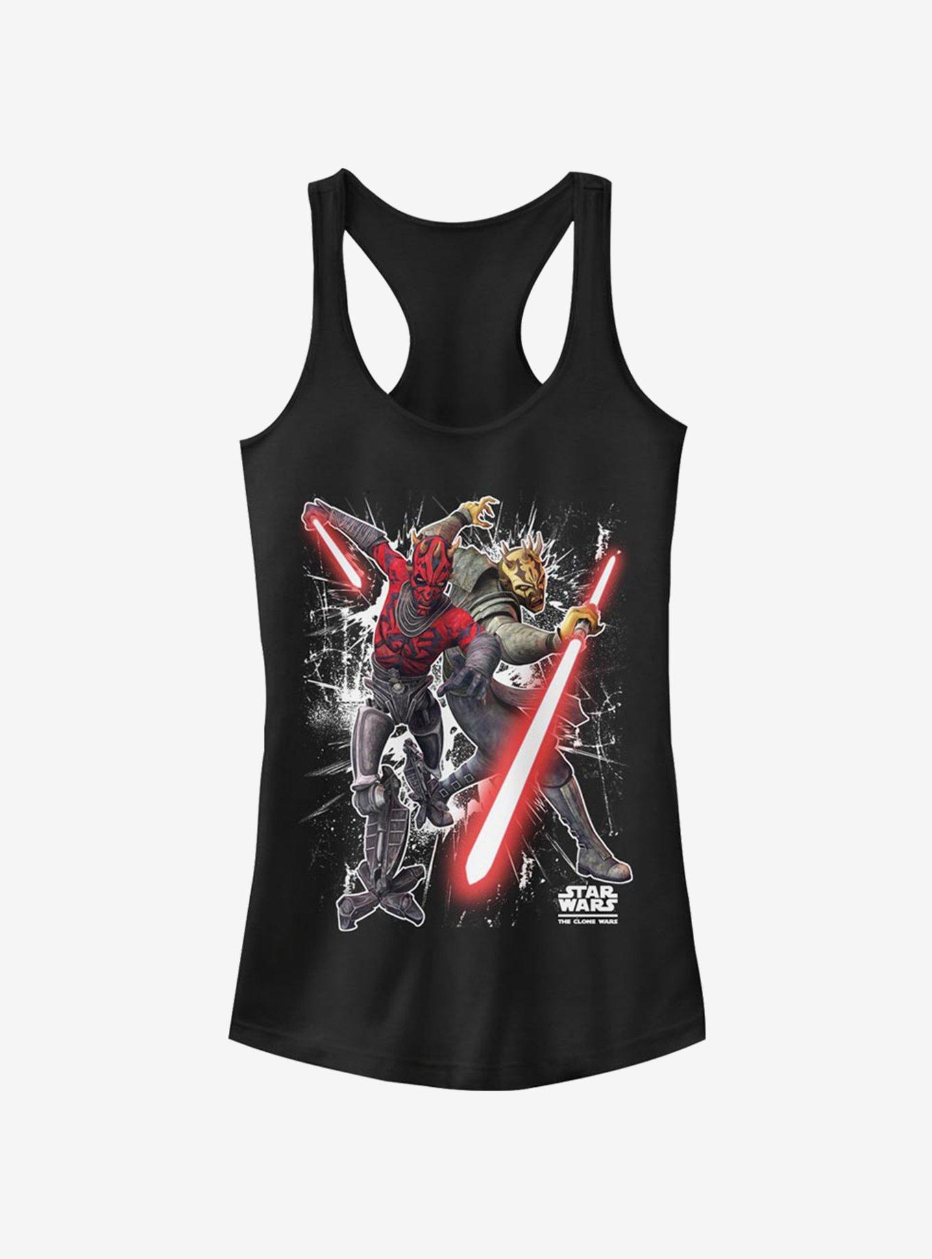 Star Wars The Clone Wars Sith Brothers Girls Tank Top, , hi-res