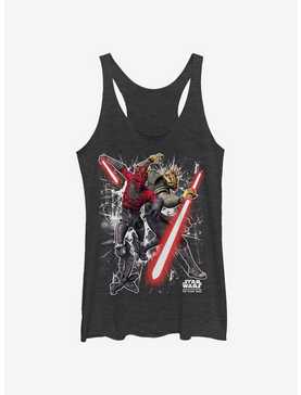 Star Wars The Clone Wars Sith Brothers Girls Tank Top, , hi-res