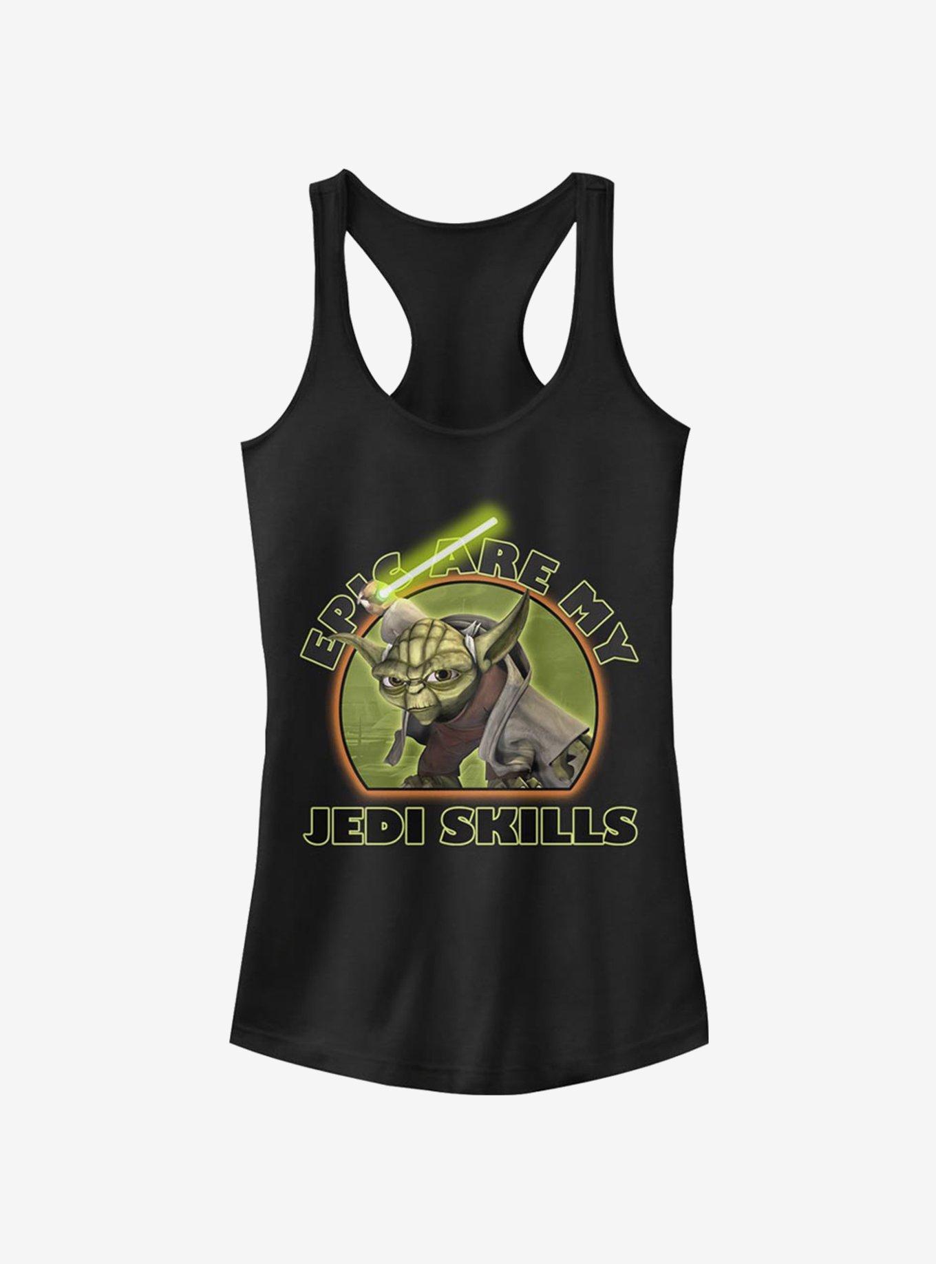 Star Wars The Clone Wars Jedi Skills Girls Tank, BLACK, hi-res