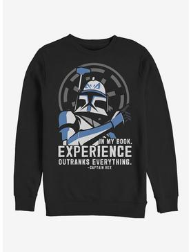 Star Wars The Clone Wars Outranks Everything Crew Sweatshirt, , hi-res