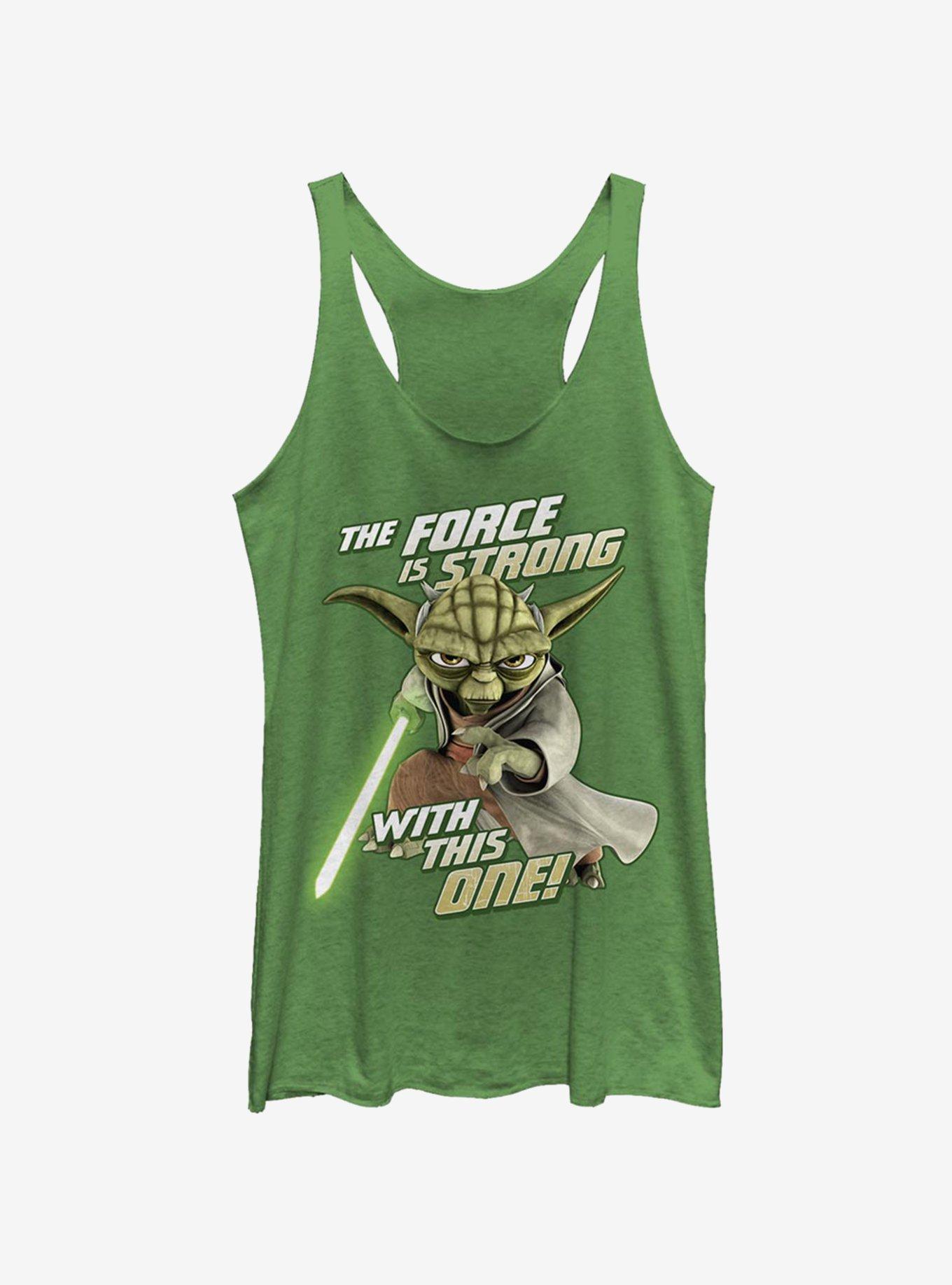 Star Wars The Clone Wars Jedi Strong Girls Tank, ENVY, hi-res