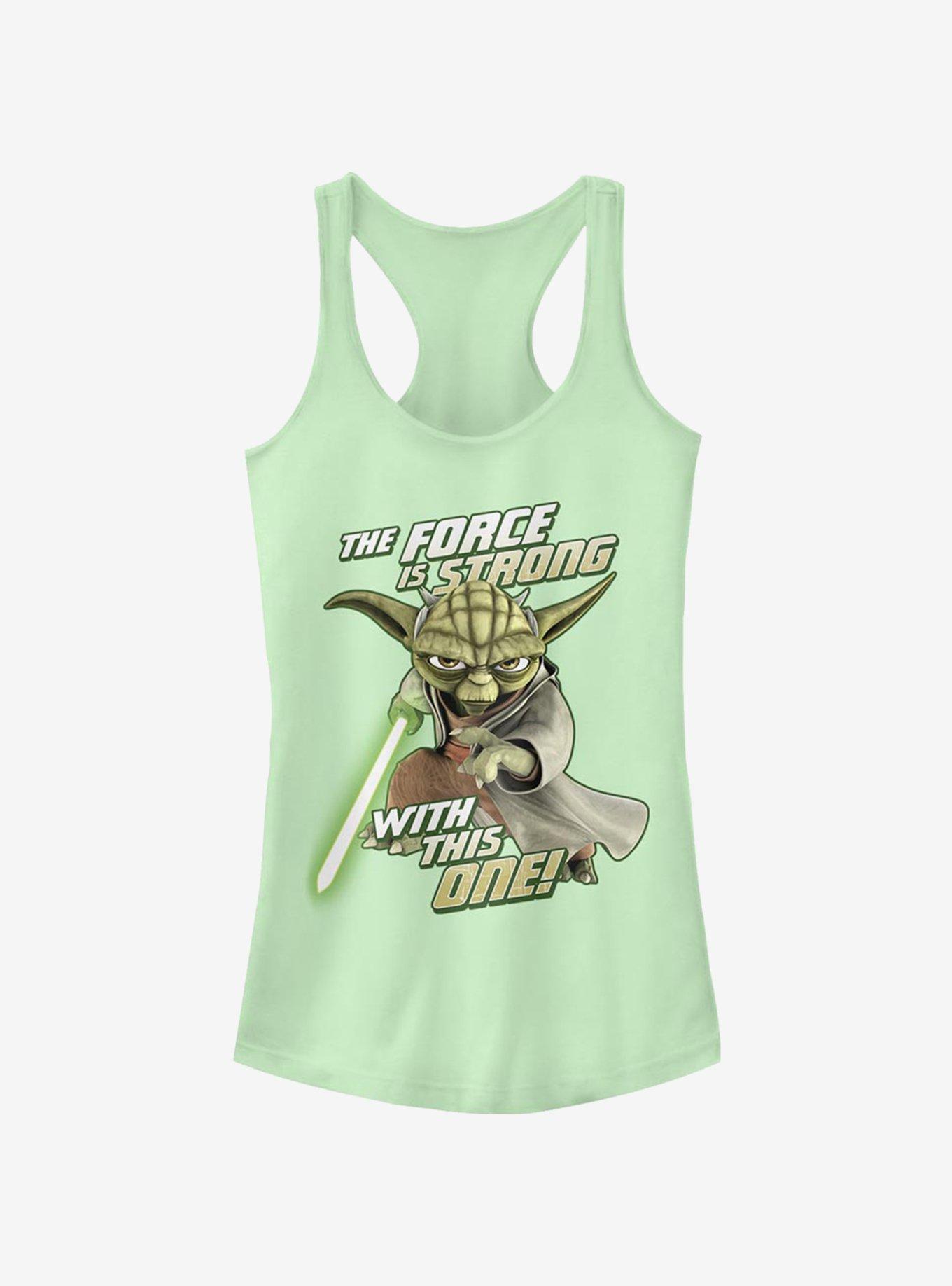 Star Wars The Clone Wars Jedi Strong Girls Tank, MINT, hi-res