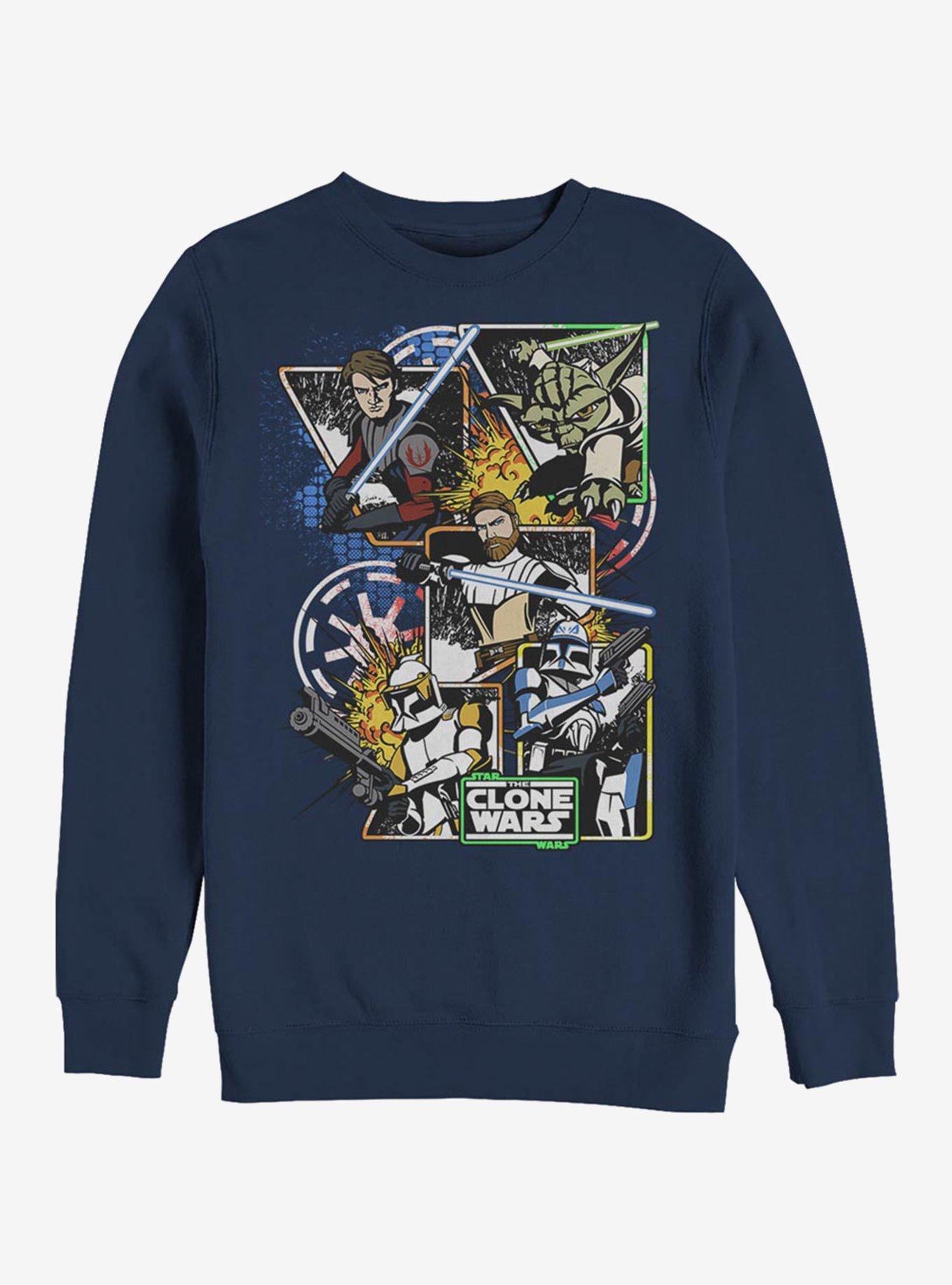 Star Wars The Clone Wars Royal Flush Sweatshirt, , hi-res