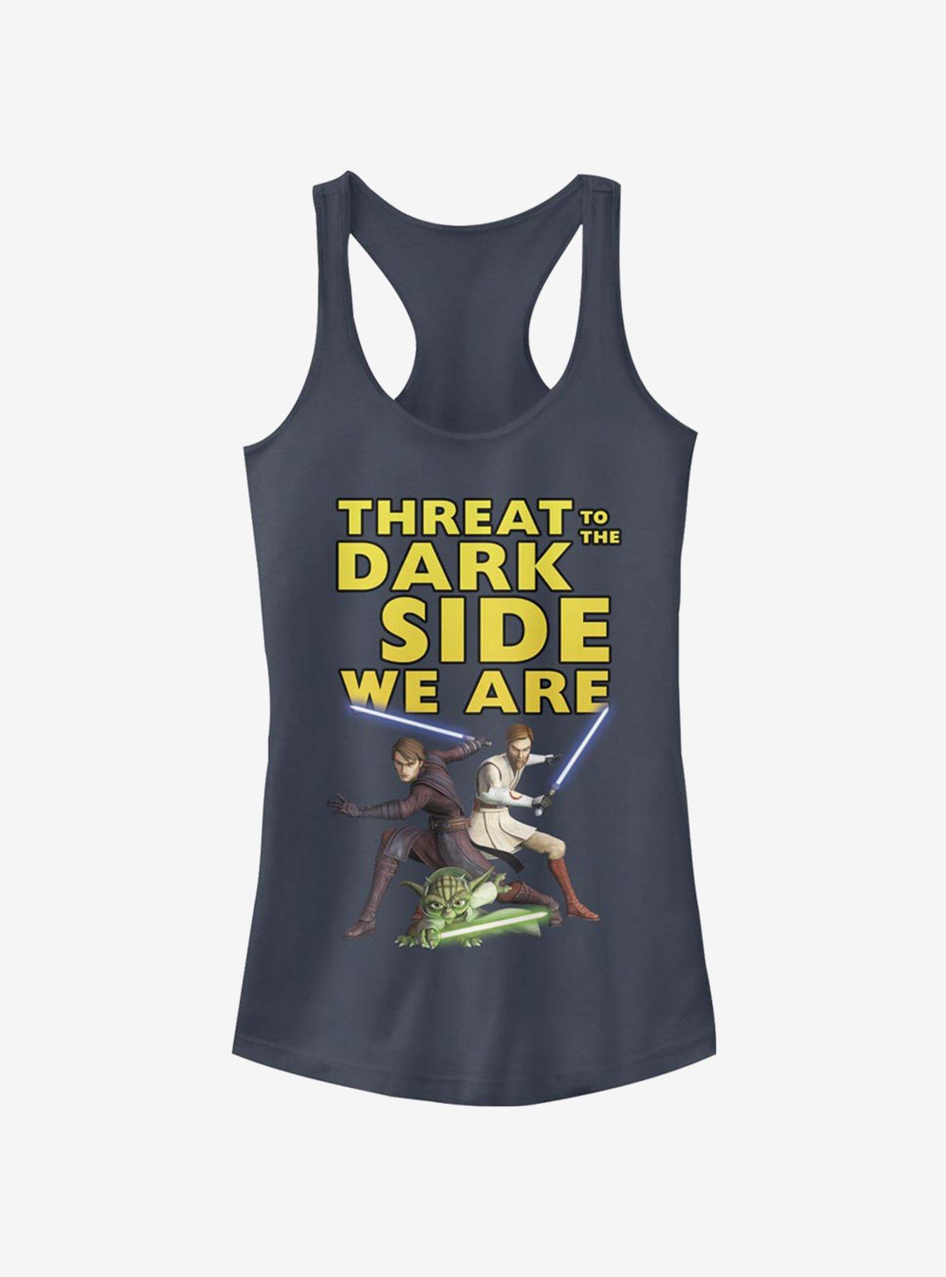 Star Wars The Clone Wars Threat We Are Girls Tank Top, INDIGO, hi-res