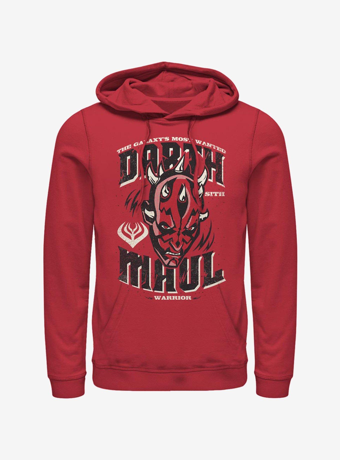 Star Wars The Clone Wars Darth Maul Hoodie, RED, hi-res