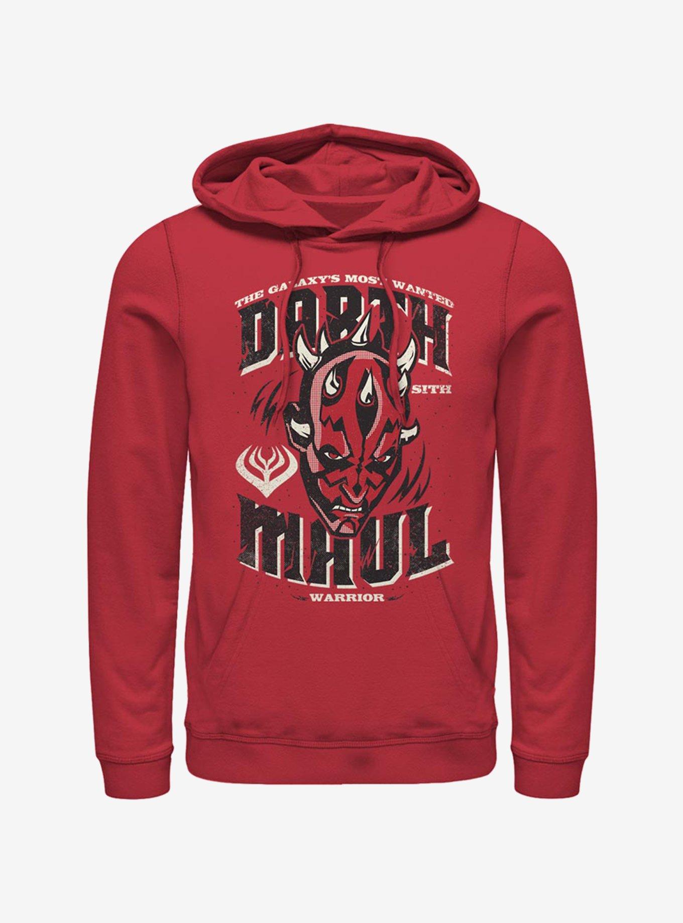 Star Wars The Clone Wars Darth Maul Hoodie, RED, hi-res