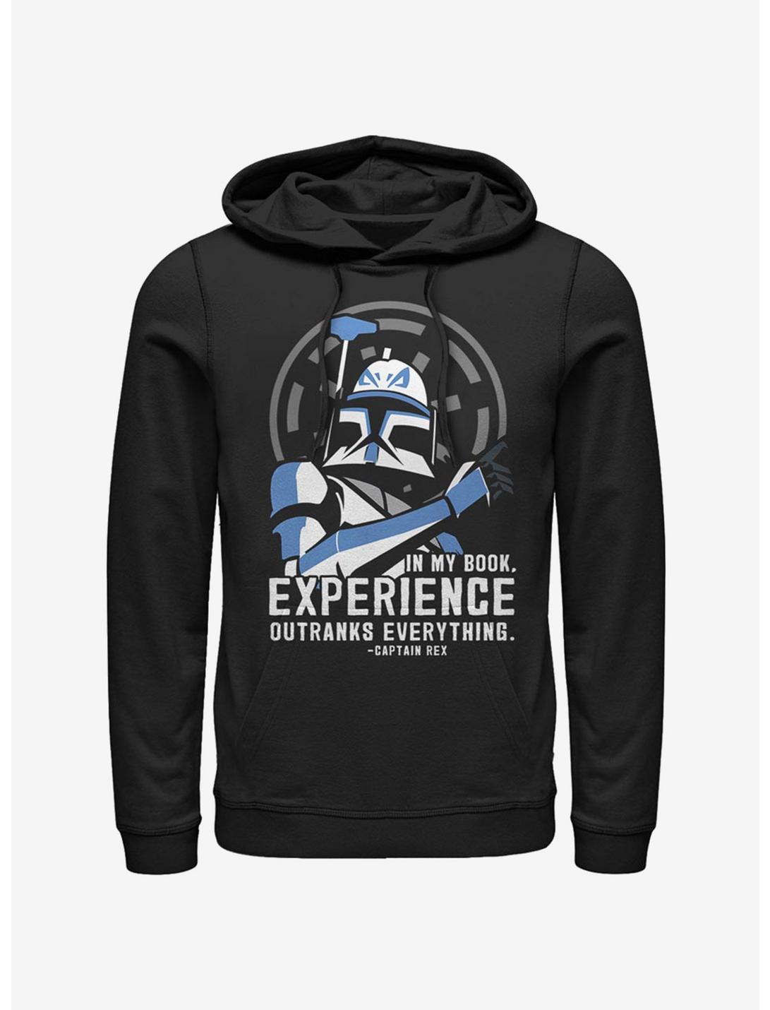 Star Wars The Clone Wars Outranks Everything Hoodie, BLACK, hi-res