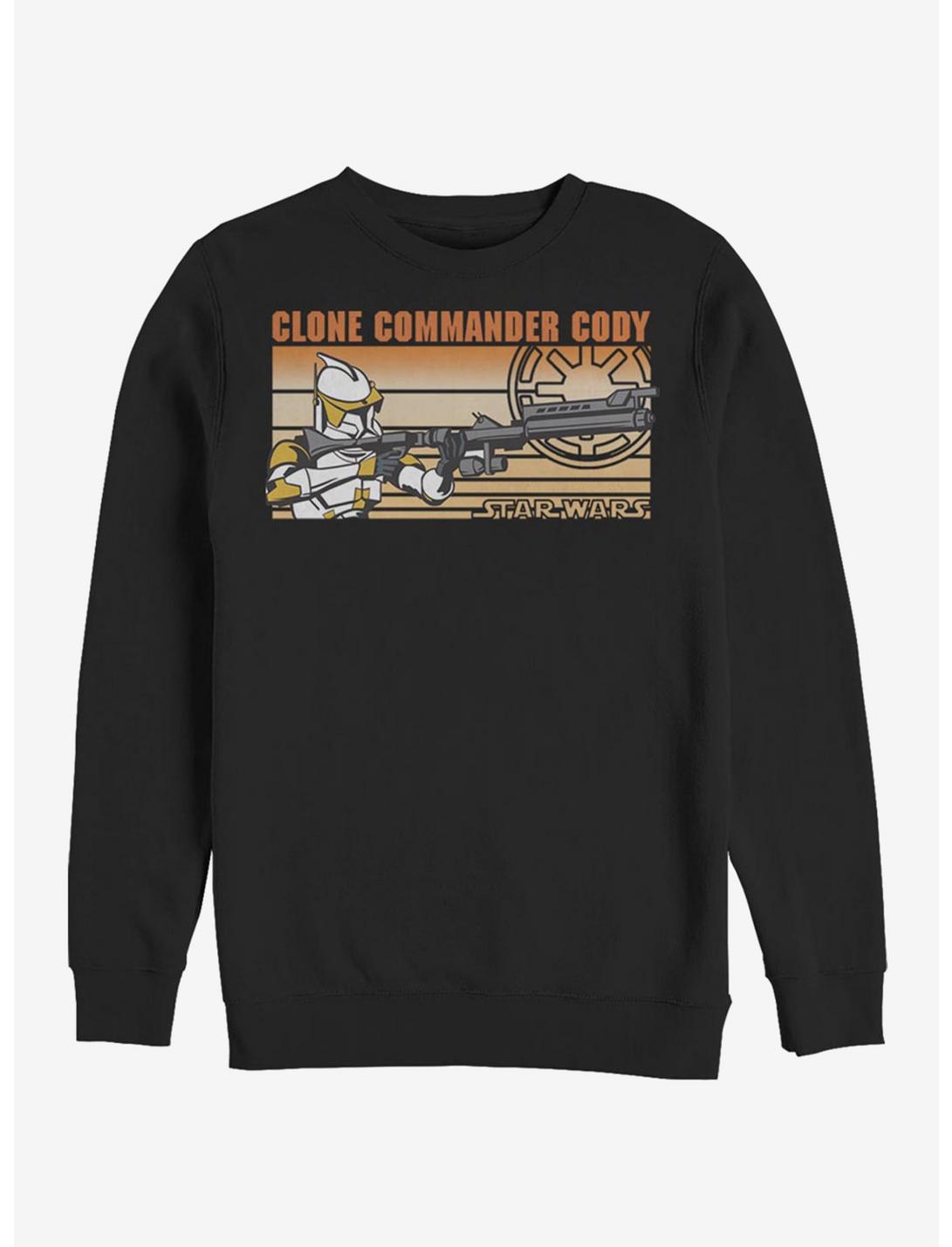 Star Wars The Clone Wars Cody Crew Sweatshirt, BLACK, hi-res