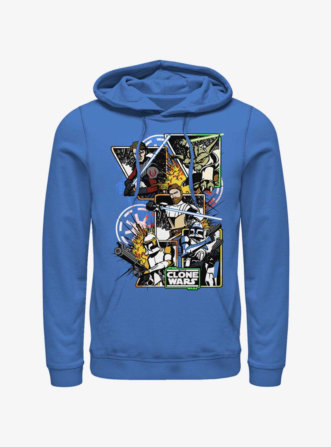 Star Wars The Clone Wars Hoodie Flush Hoodie, , hi-res