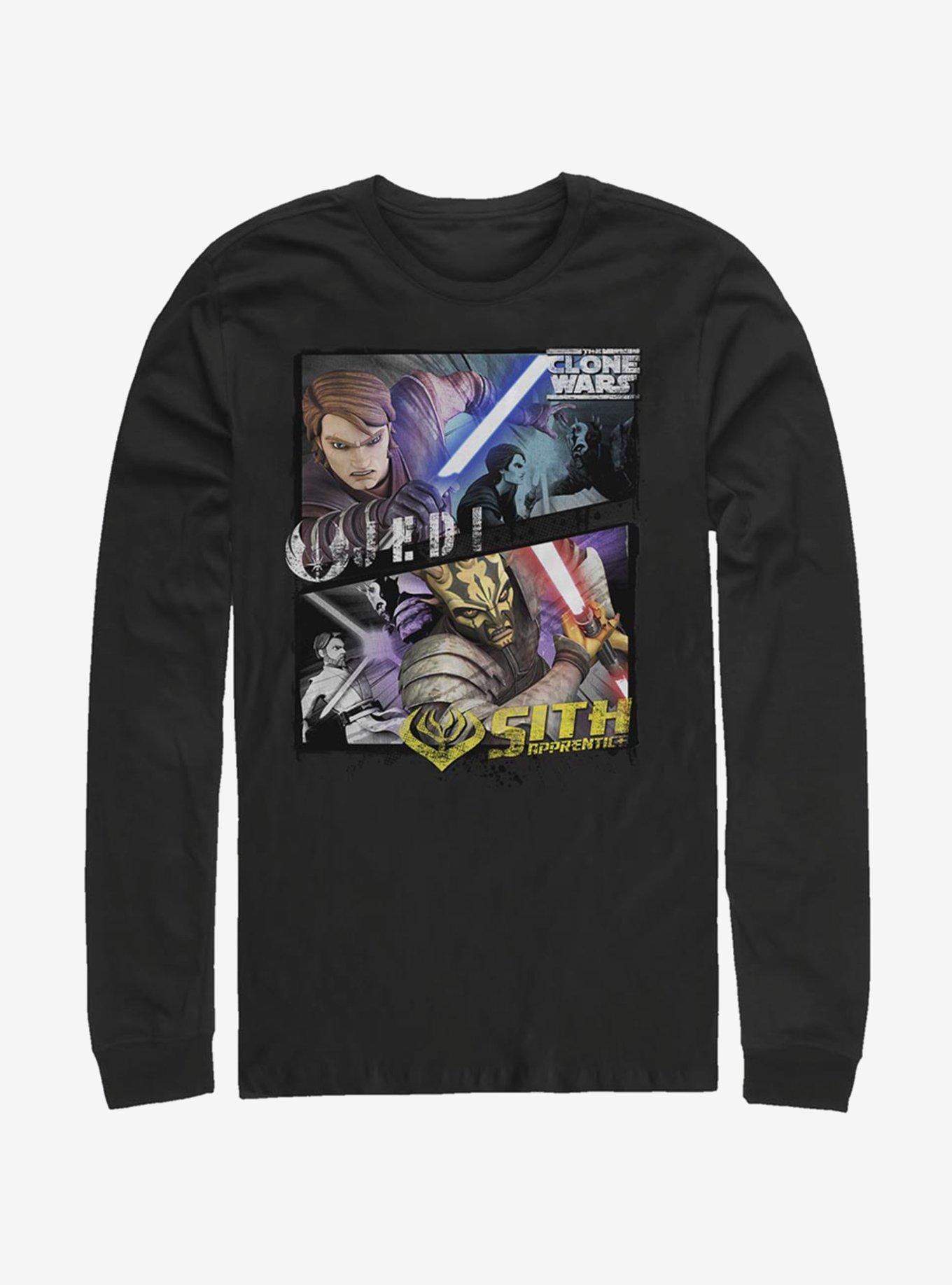 Star Wars The Clone Wars Badside Panel Long-Sleeve T-Shirt, , hi-res