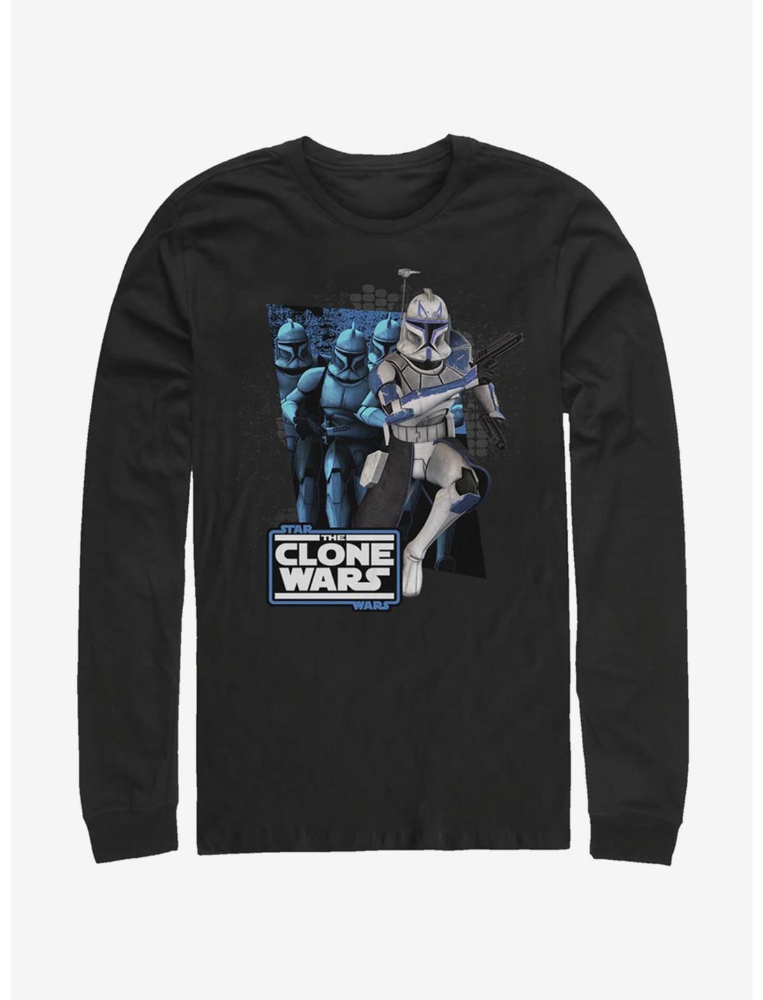 Star Wars The Clone Wars Rex Trooper Long-Sleeve T-Shirt, BLACK, hi-res