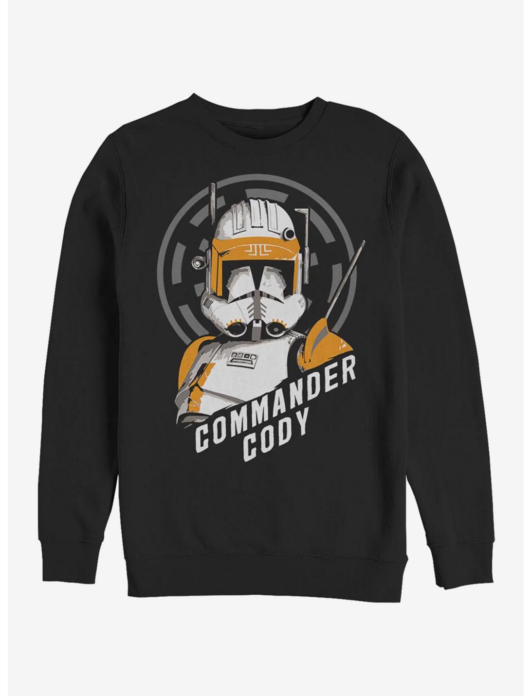 Star Wars The Clone Wars Commander Cody Crew Sweatshirt, BLACK, hi-res