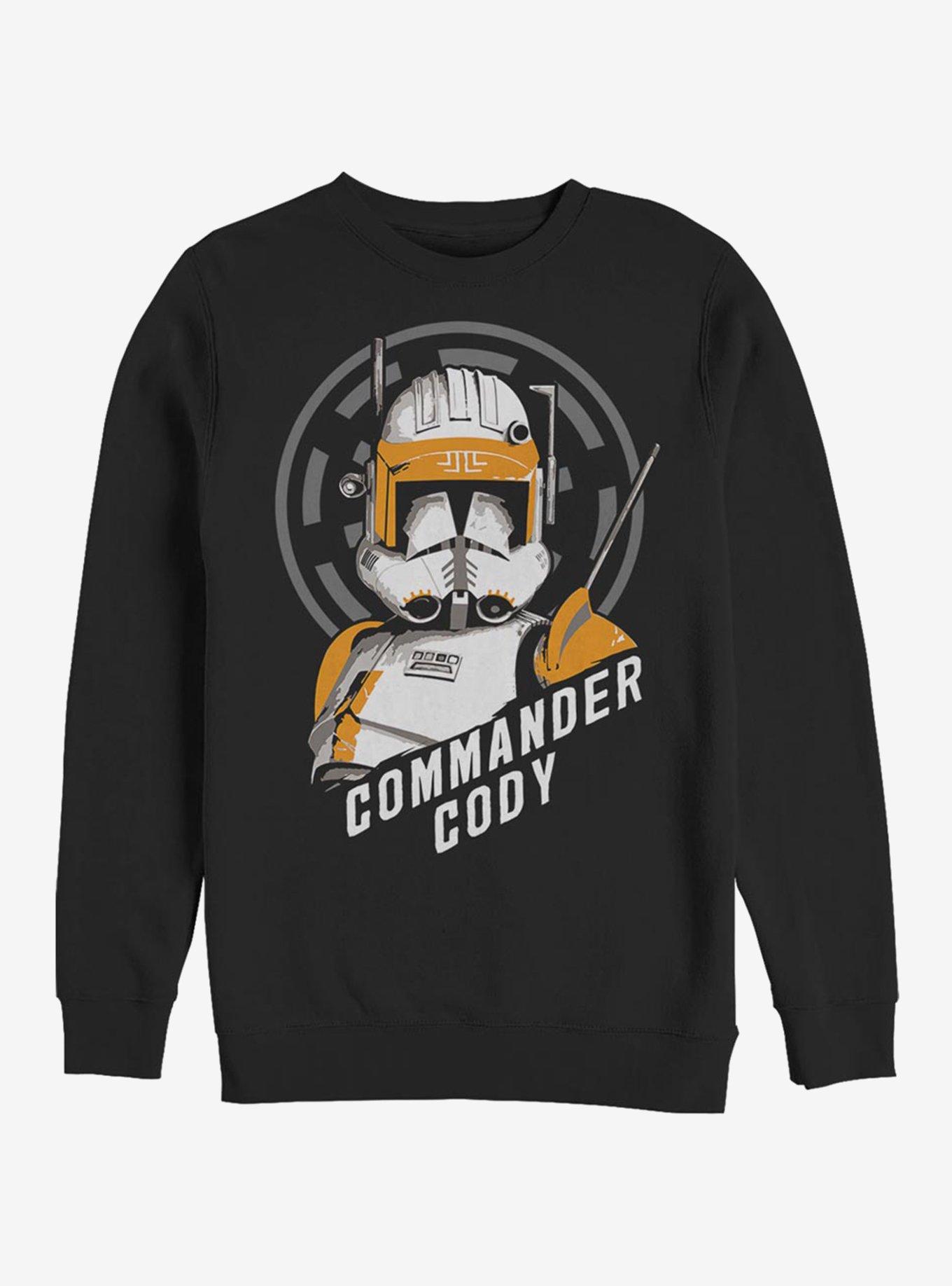 Star Wars The Clone Wars Commander Cody Crew Sweatshirt, BLACK, hi-res