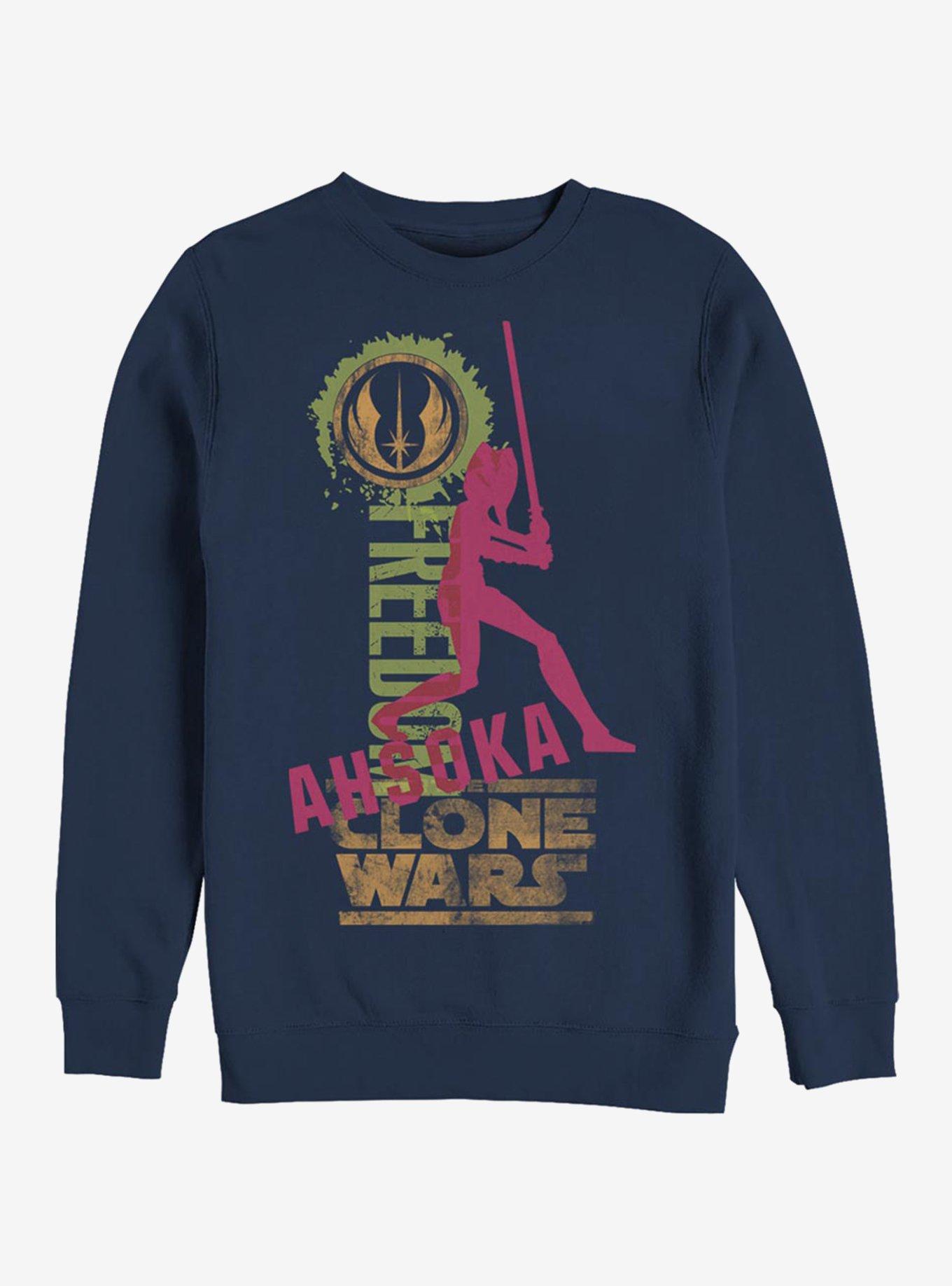 Star Wars The Clone Wars Freedom Ahsoka Crew Sweatshirt, , hi-res