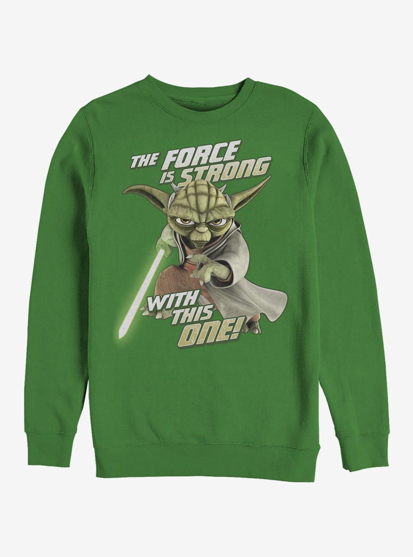 Star Wars The Clone Wars Jedi Strong Crew Sweatshirt, , hi-res