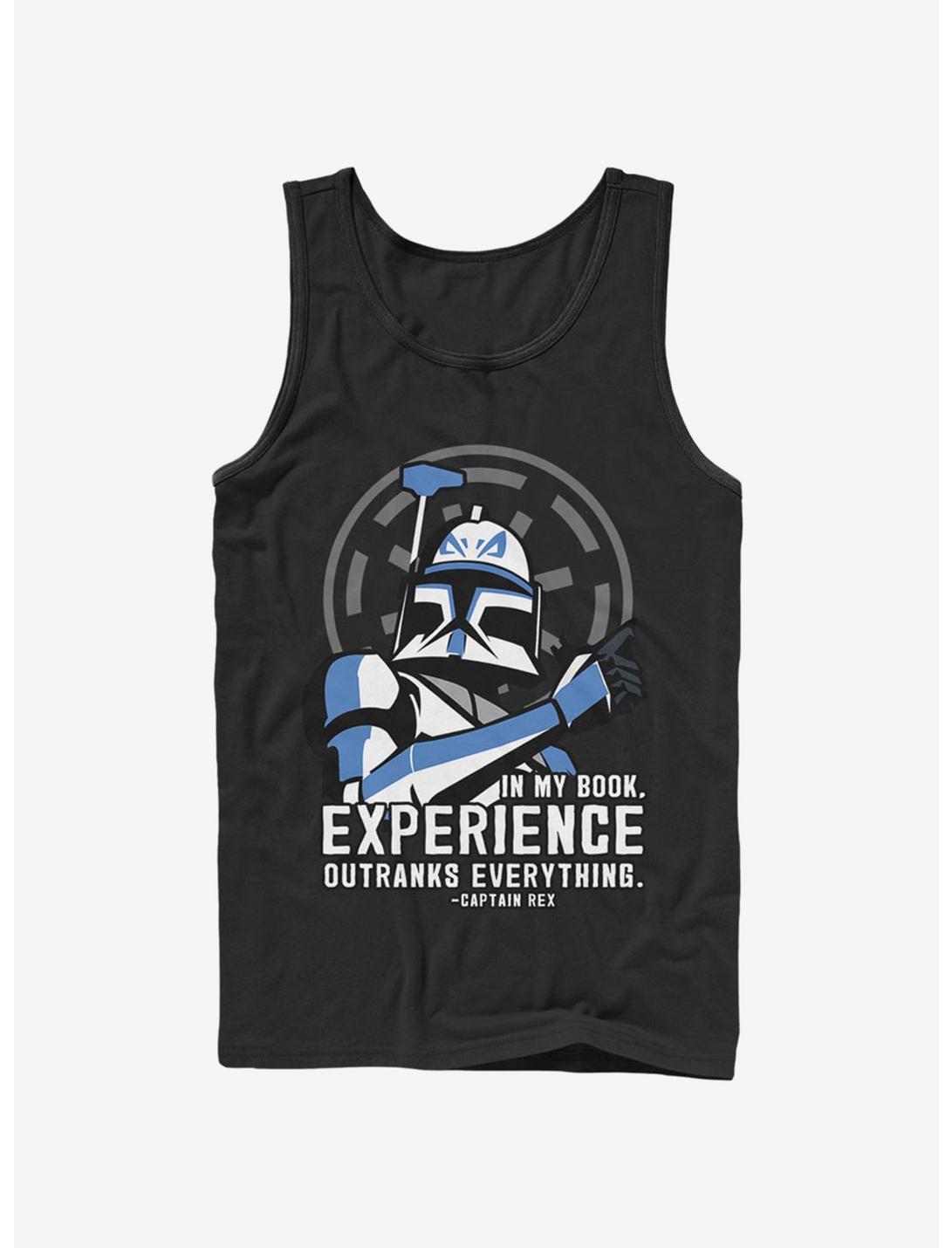 Star Wars The Clone Wars Outranks Everything Tank, BLACK, hi-res