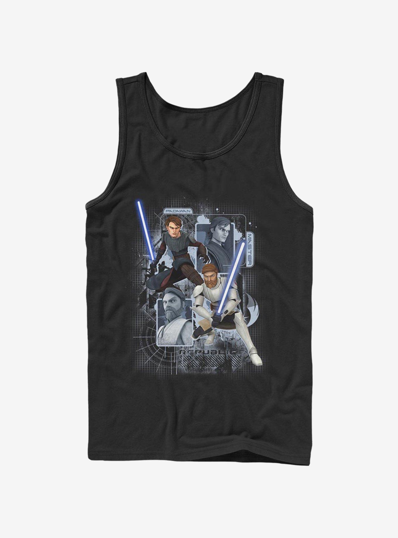 Star Wars The Clone Schematic Shot Tank Top