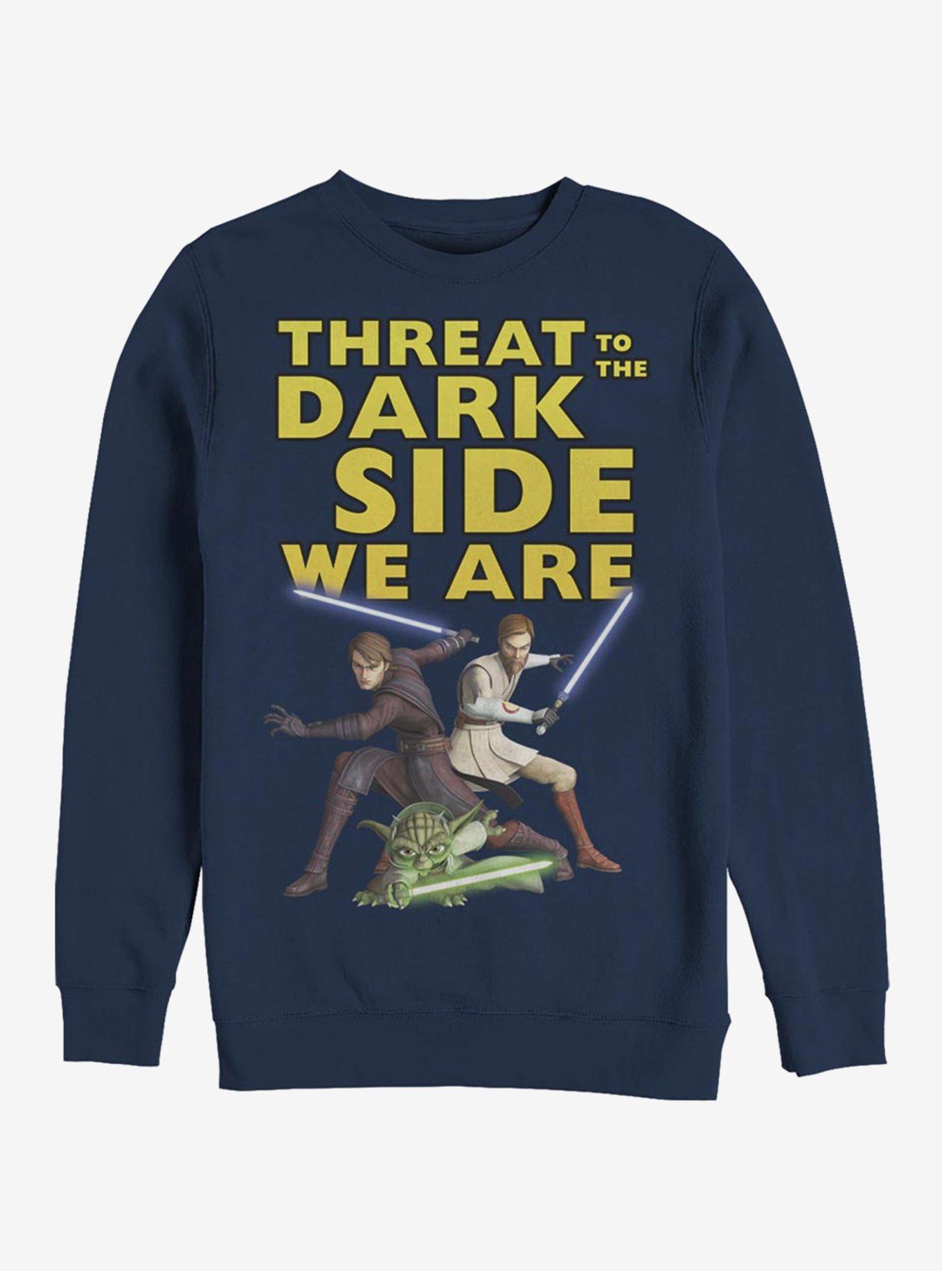 Star Wars The Clone Wars Threat We Are Sweatshirt, NAVY, hi-res