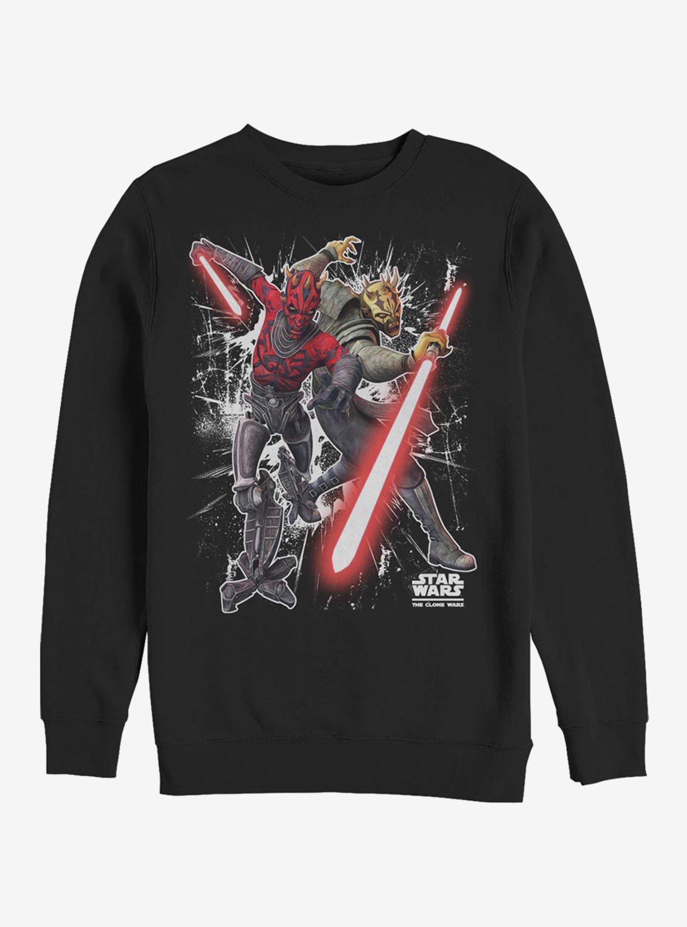 Star Wars The Clone Wars Sith Brothers Sweatshirt, BLACK, hi-res