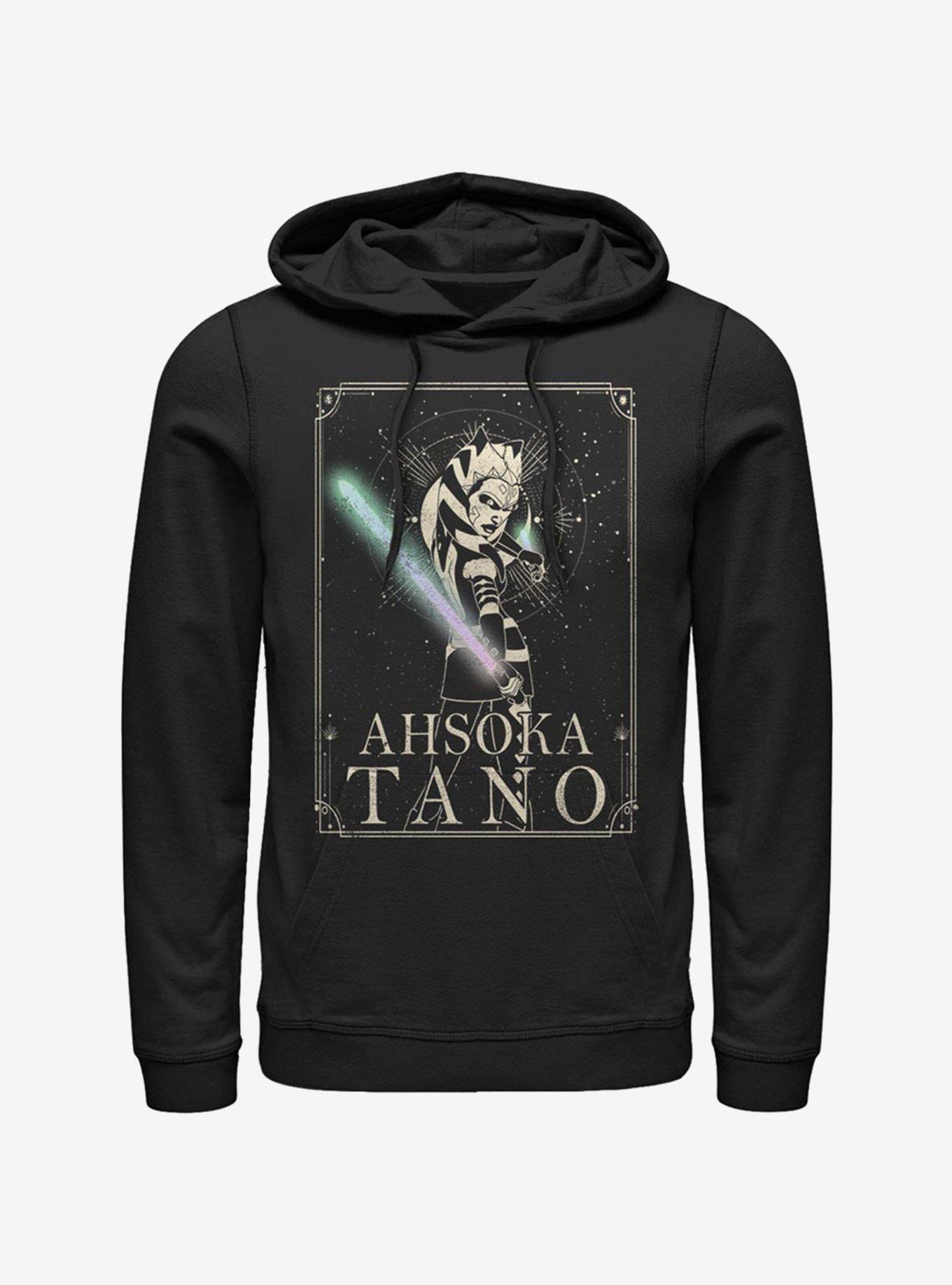 Star Wars: The Clone Wars Ahsoka Celestial Hoodie, BLACK, hi-res