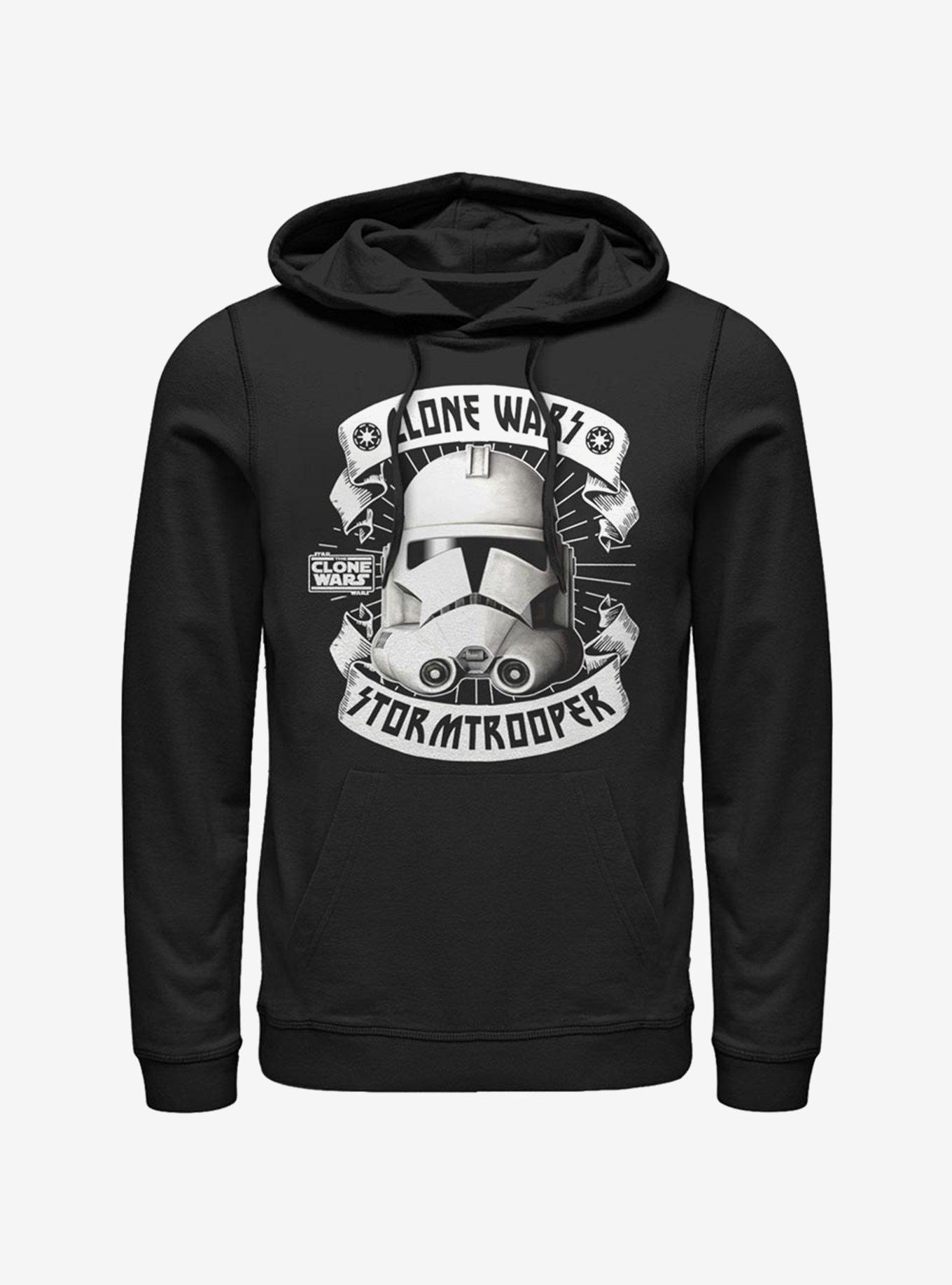 Star Wars The Clone Wars Banner Trooper Hoodie, BLACK, hi-res