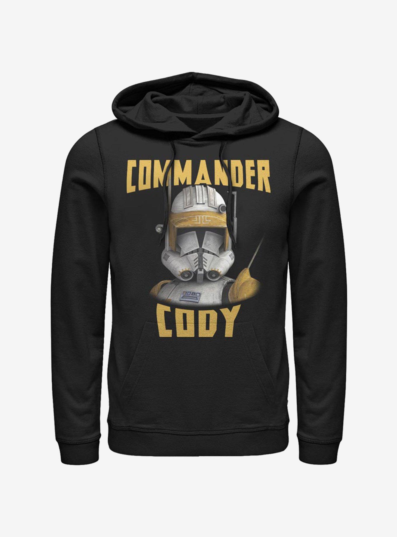 Star Wars The Clone Wars Cody Face Hoodie