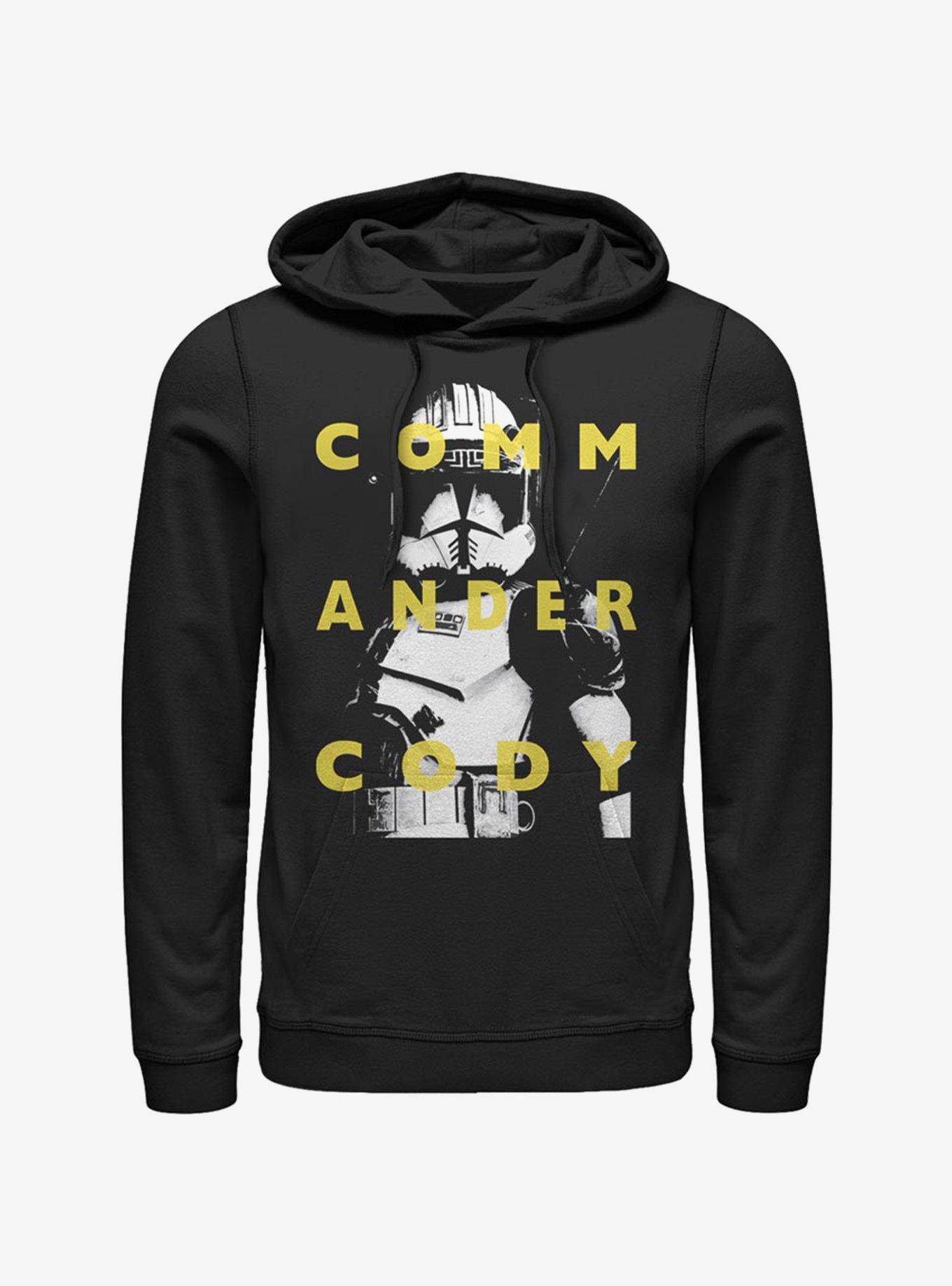 Star Wars The Clone Wars Cody Text Hoodie