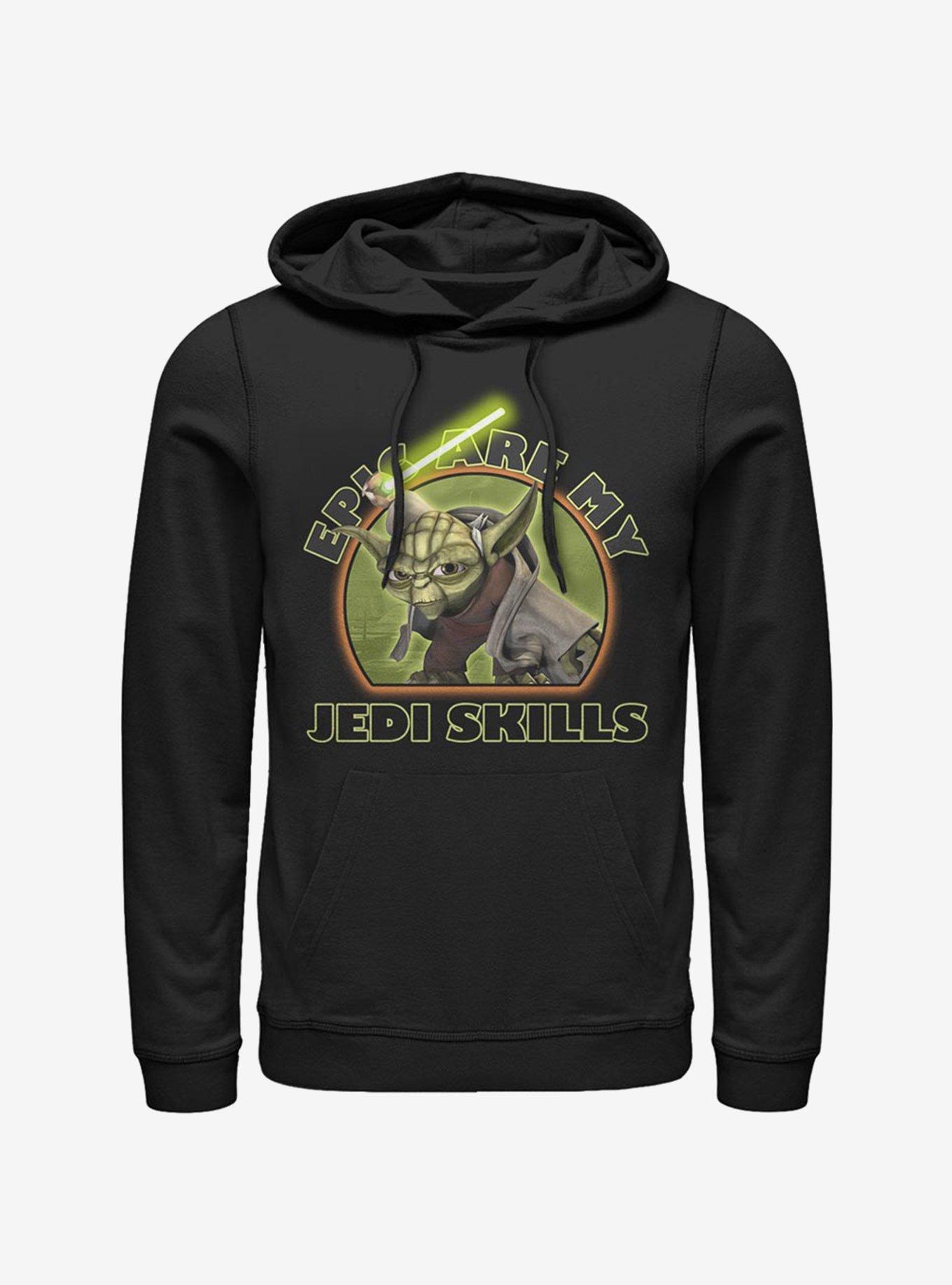 Star Wars The Clone Wars Jedi Skills Hoodie, BLACK, hi-res