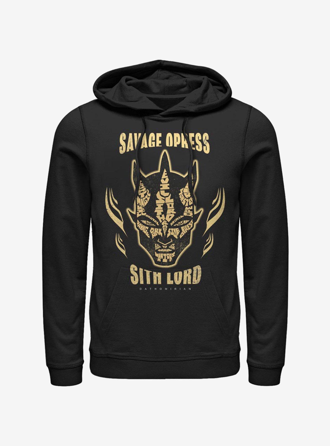 Star Wars The Clone Wars Dathomirian Savage Hoodie, BLACK, hi-res