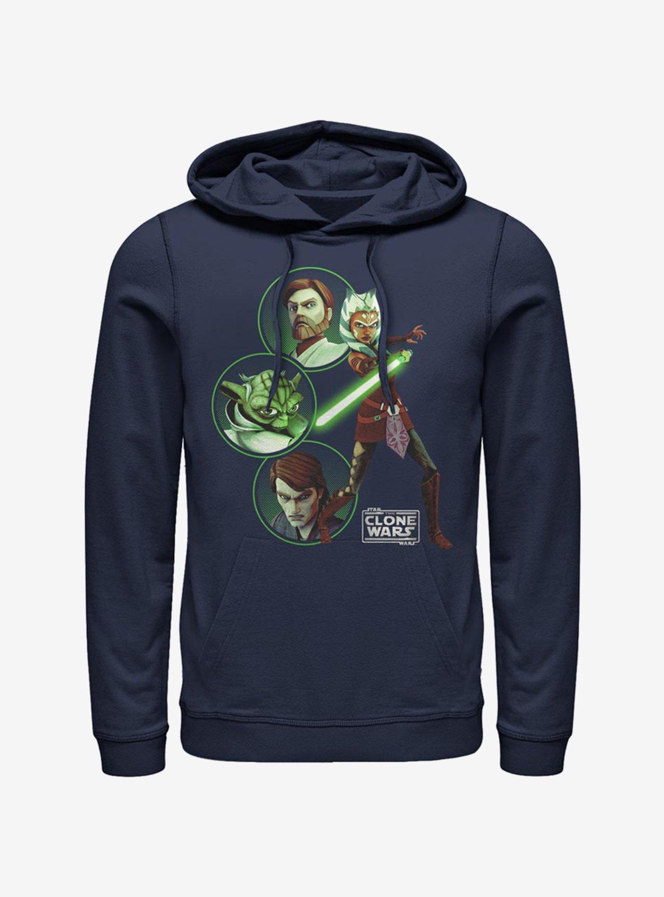 Star Wars The Clone Light Side Group Hoodie