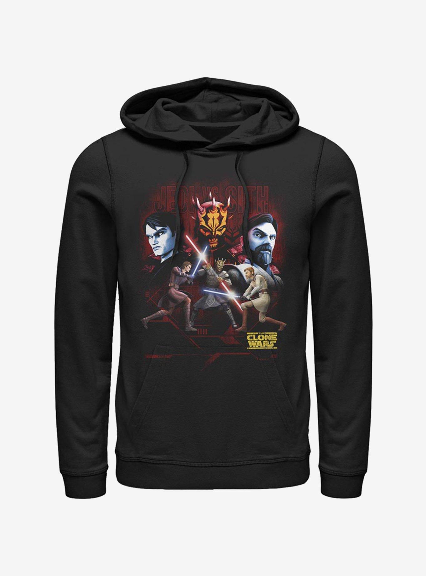 Star Wars The Clone Wars Veruses Mode Hoodie, BLACK, hi-res