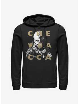 Star Wars The Clone Wars Chewy Text Hoodie, , hi-res