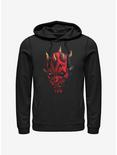 Star Wars The Clone Wars Maul Face Hoodie, BLACK, hi-res