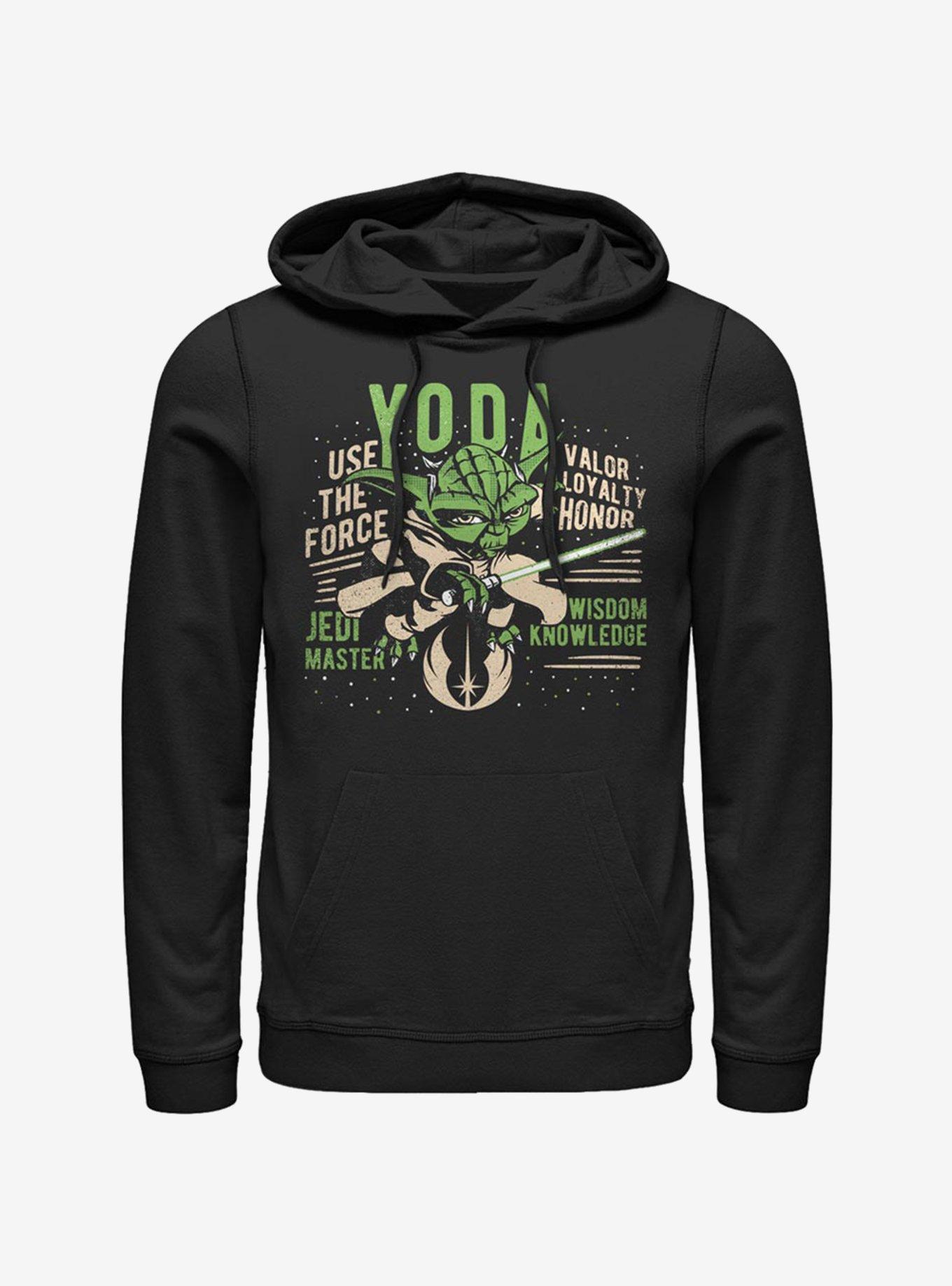 Star Wars The Clone Wars Yoda Hoodie, BLACK, hi-res