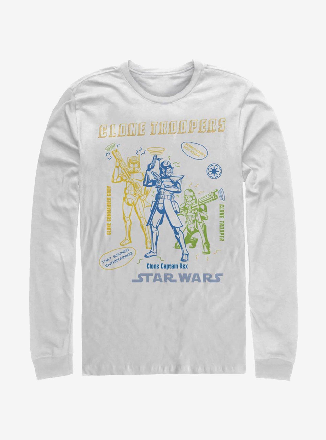 Star Wars The Clone Doodle Trooper Long-Sleeve T-Shirt