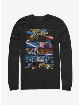 Star Wars The Clone Wars Face Off Long-Sleeve T-Shirt, , hi-res