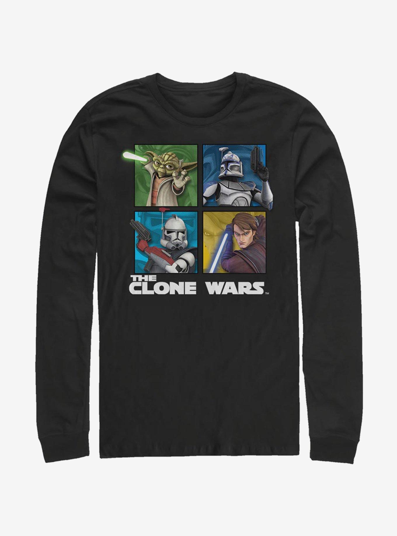 Star Wars The Clone Wars Panel Four Long-Sleeve T-Shirt, , hi-res