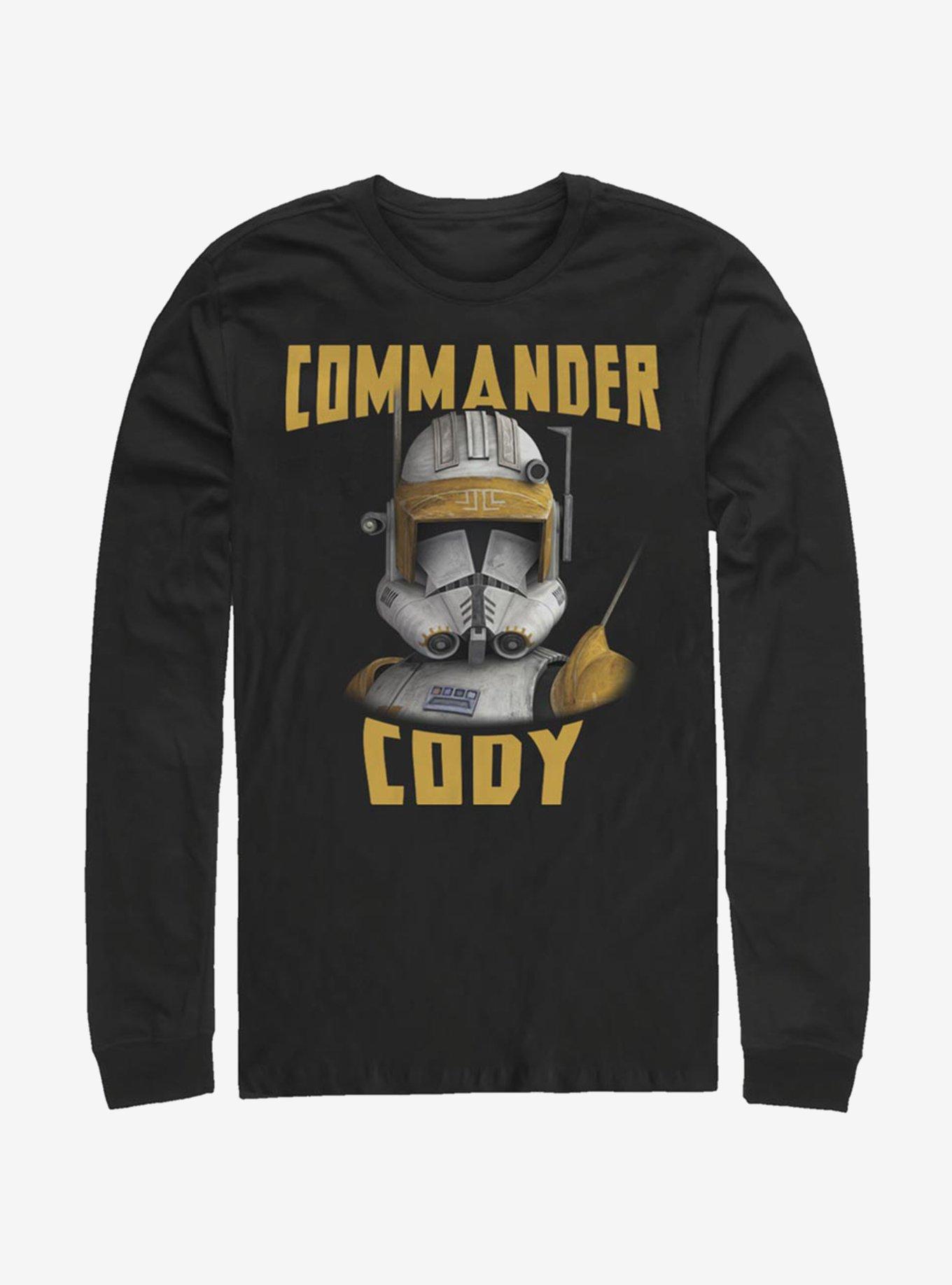 Star Wars The Clone Wars Cody Face Long-Sleeve T-Shirt, , hi-res