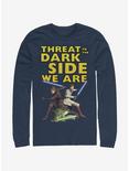 Star Wars The Clone Wars Threat We Are Long-Sleeve T-Shirt, NAVY, hi-res