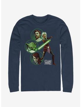 Star Wars The Clone Wars Light Side Group Long-Sleeve T-Shirt, , hi-res