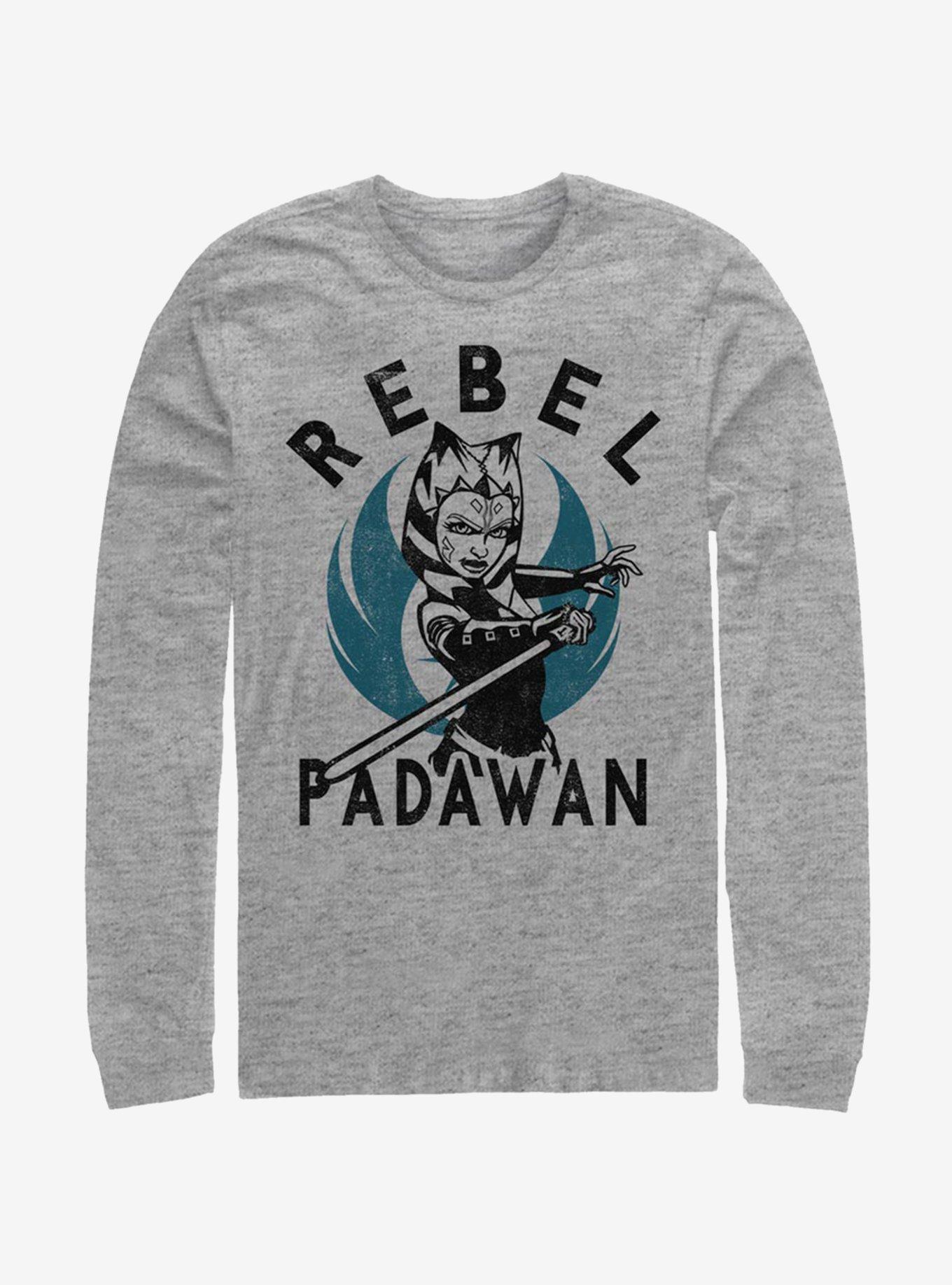 Star Wars The Clone Wars Rebel Padawan Long-Sleeve T-Shirt, ATH HTR, hi-res