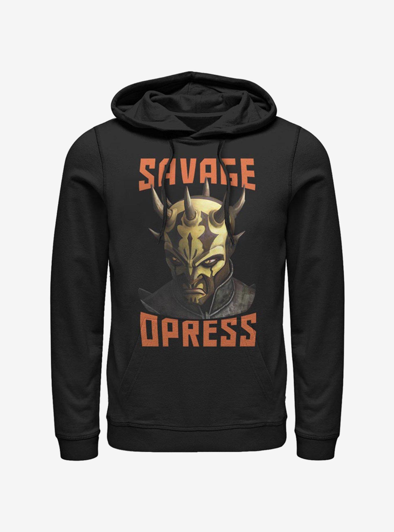 Star Wars The Clone Wars Savage Face Hoodie, , hi-res