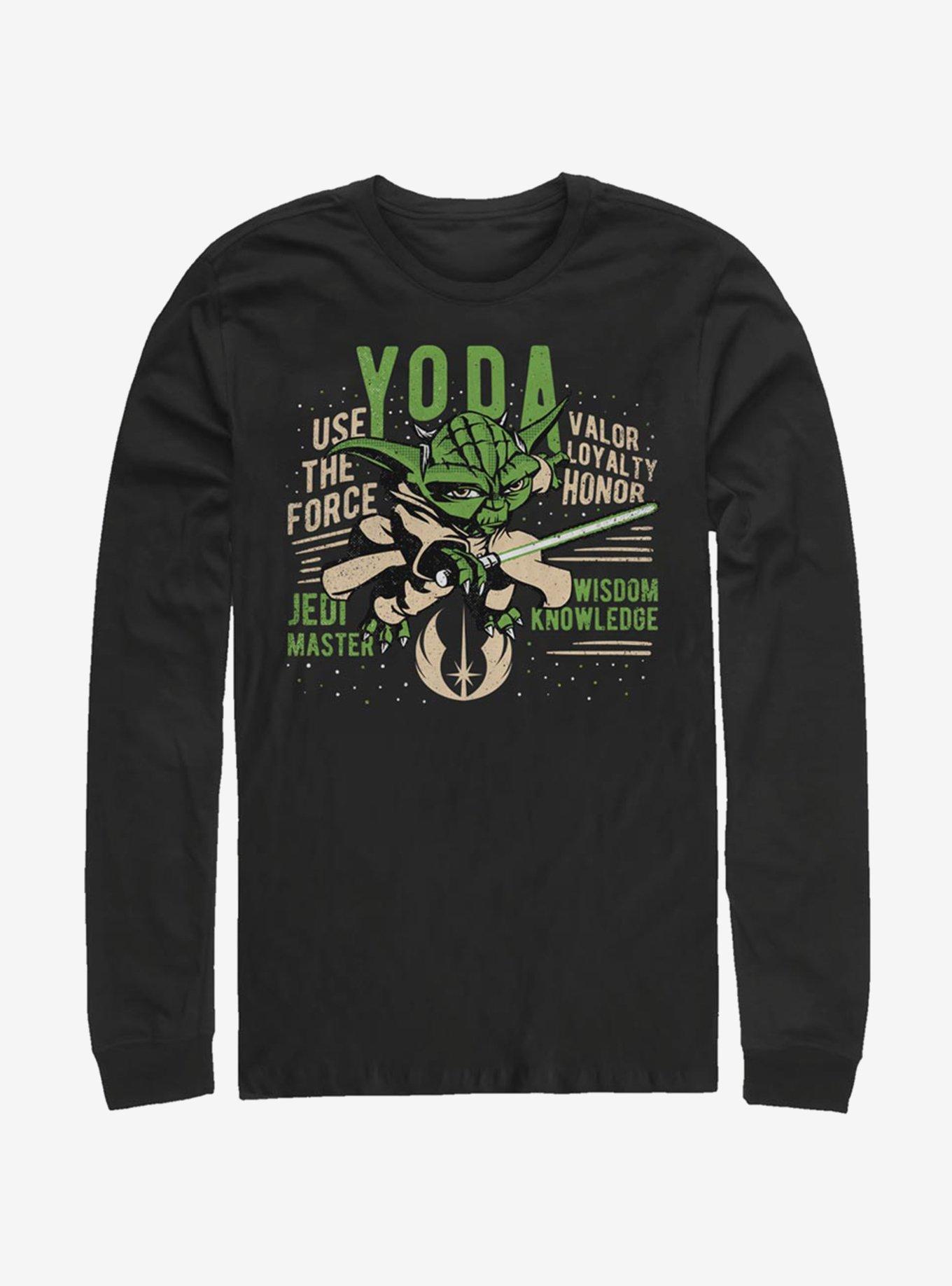 Star Wars The Clone Wars Yoda Long-Sleeve T-Shirt, , hi-res