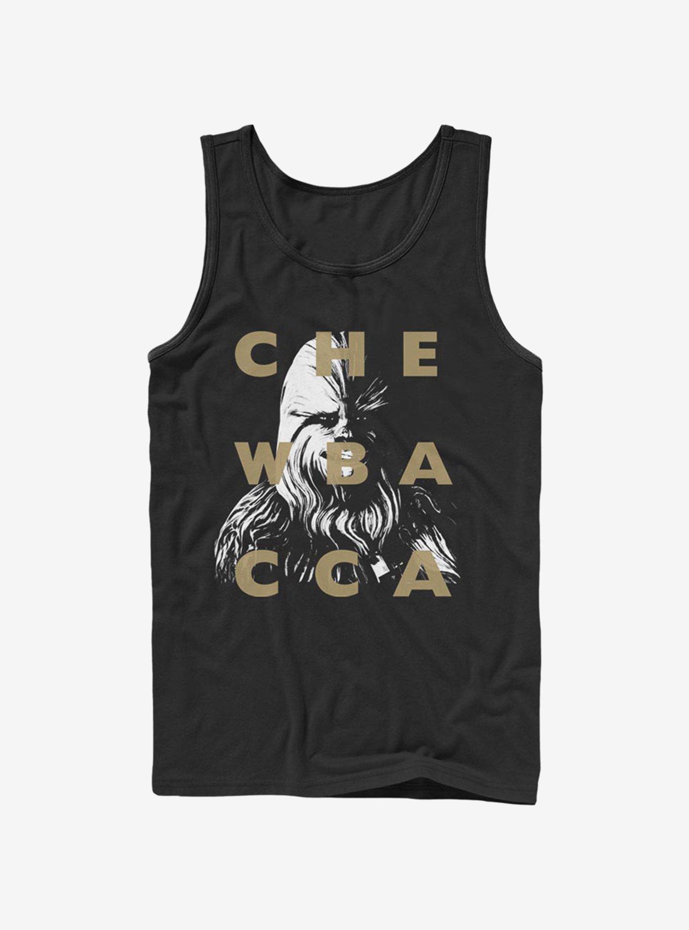 Star Wars The Clone Wars Chewy Text Tank