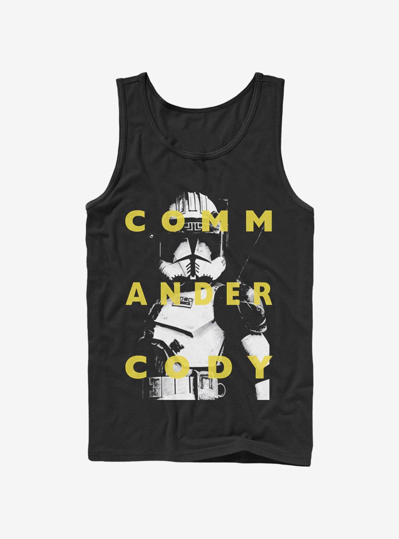 Star Wars The Clone Wars Cody Text Tank