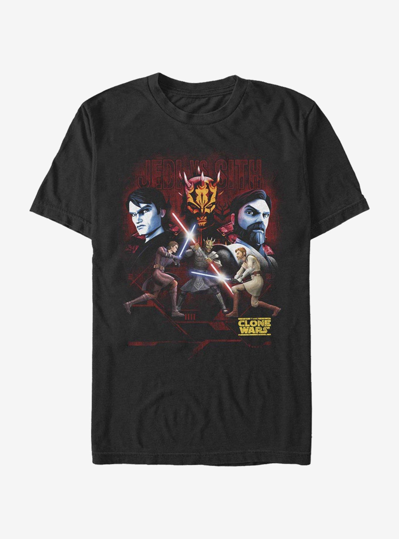 Star Wars The Clone Wars Veruses Mode T-Shirt, BLACK, hi-res