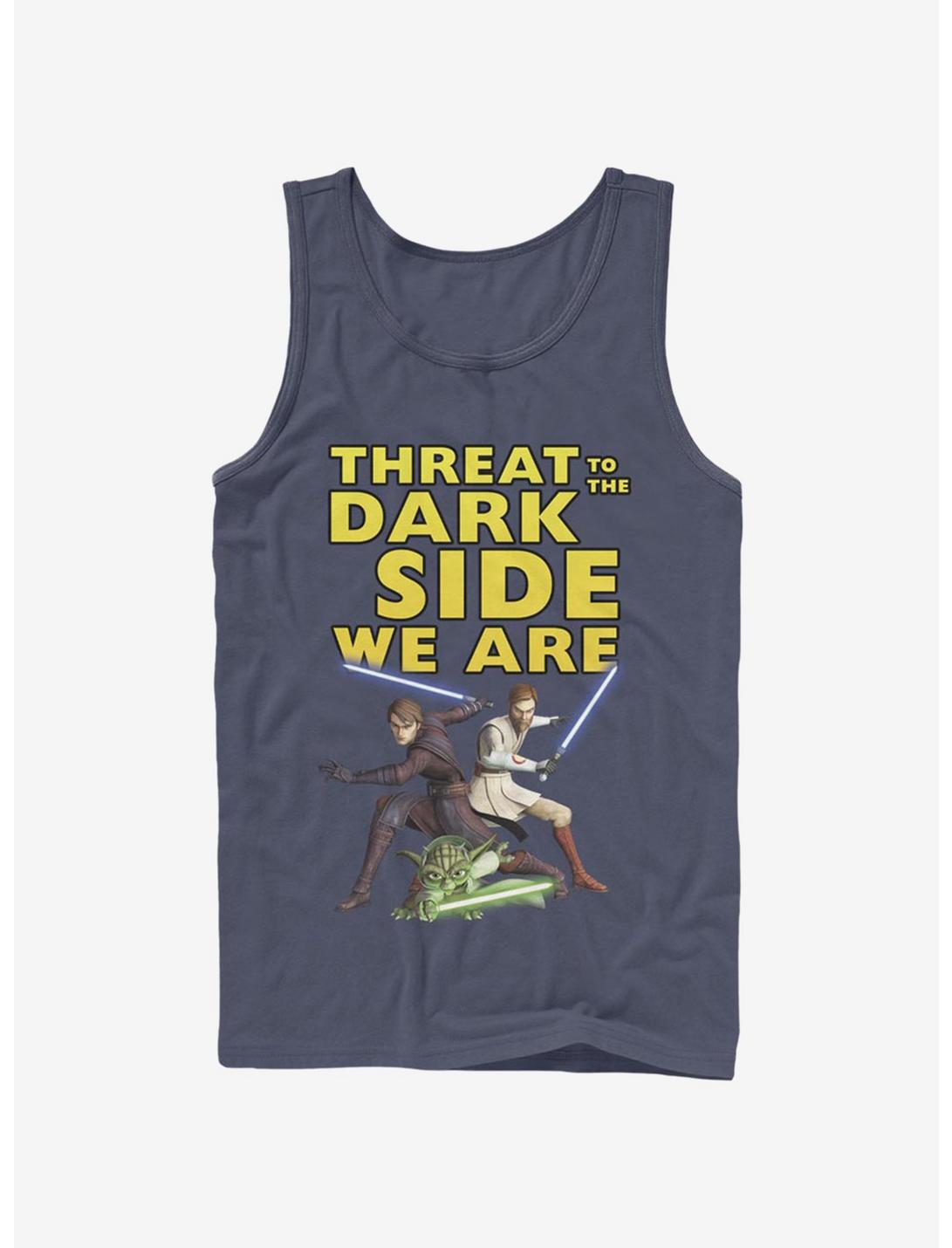 Star Wars The Clone Wars Threat We Are Tank Top, NAVY, hi-res