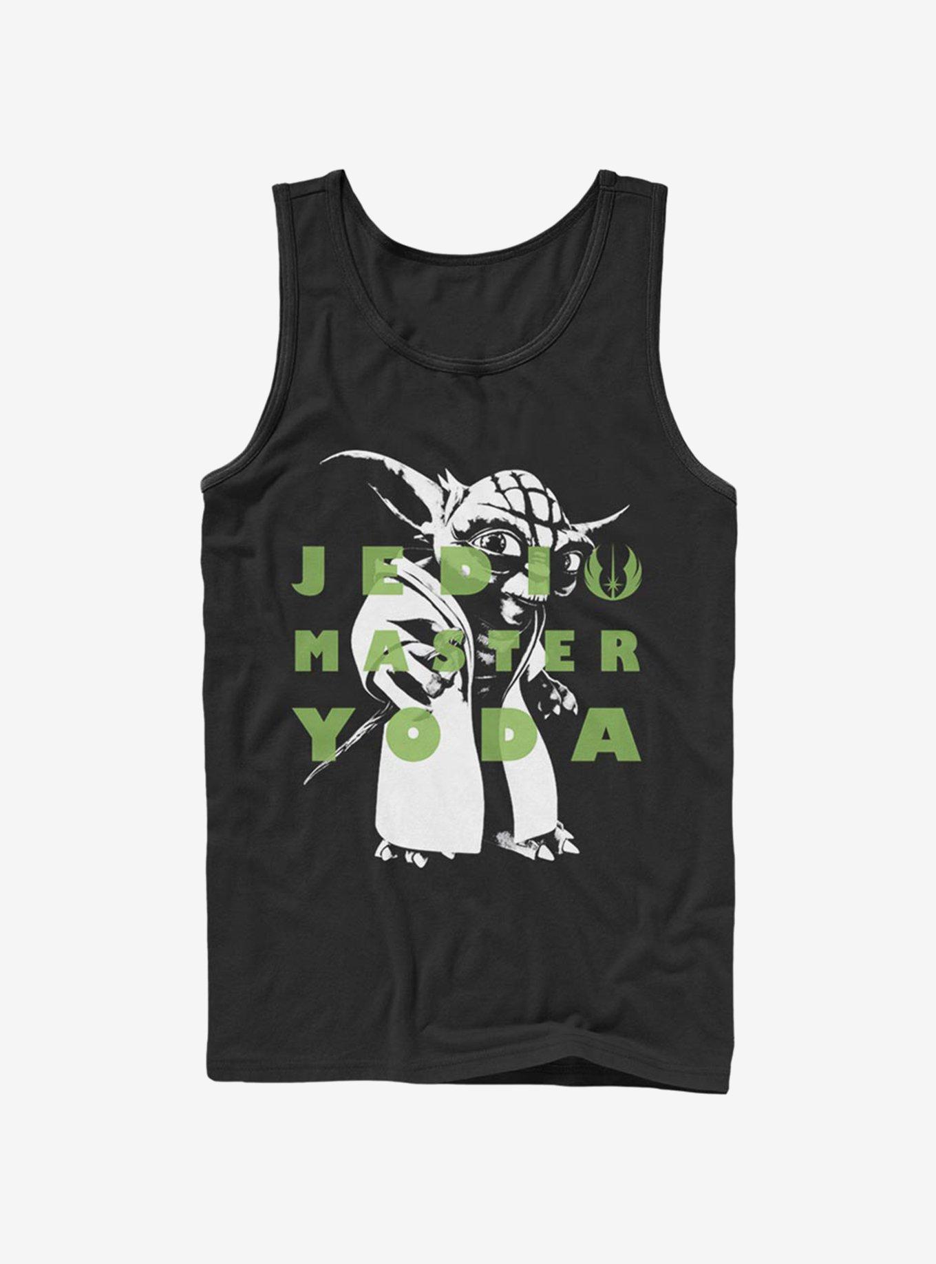 Star Wars The Clone Wars Yoda Text Tank, , hi-res