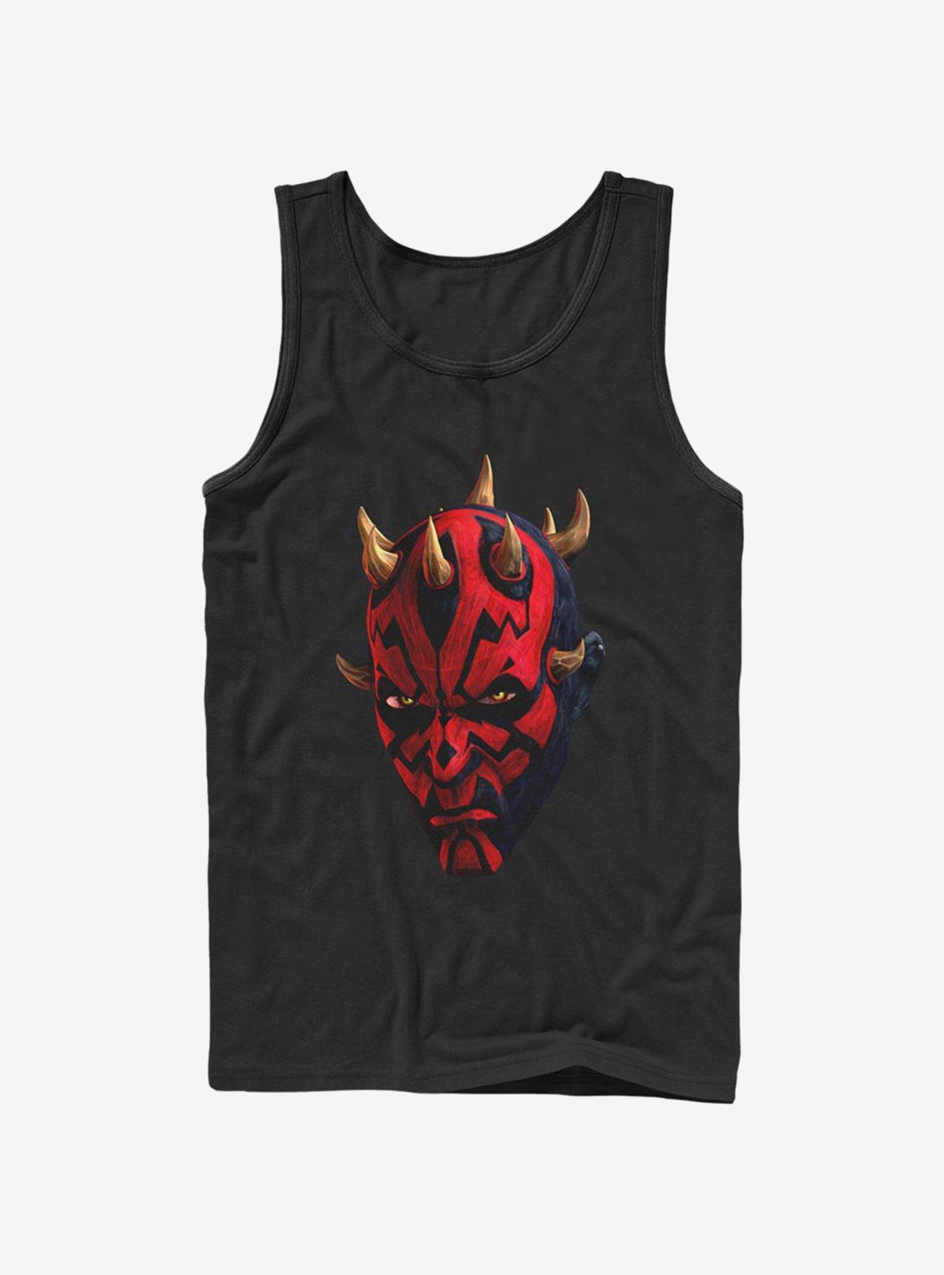 Star Wars The Clone Wars Maul Face Tank Top, , hi-res