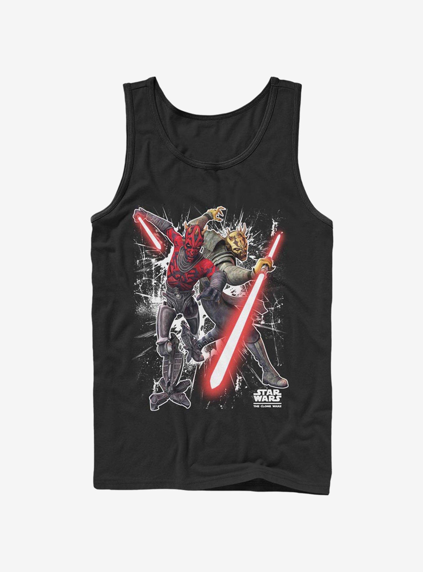 Star Wars The Clone Wars Sith Brothers Tank Top, BLACK, hi-res